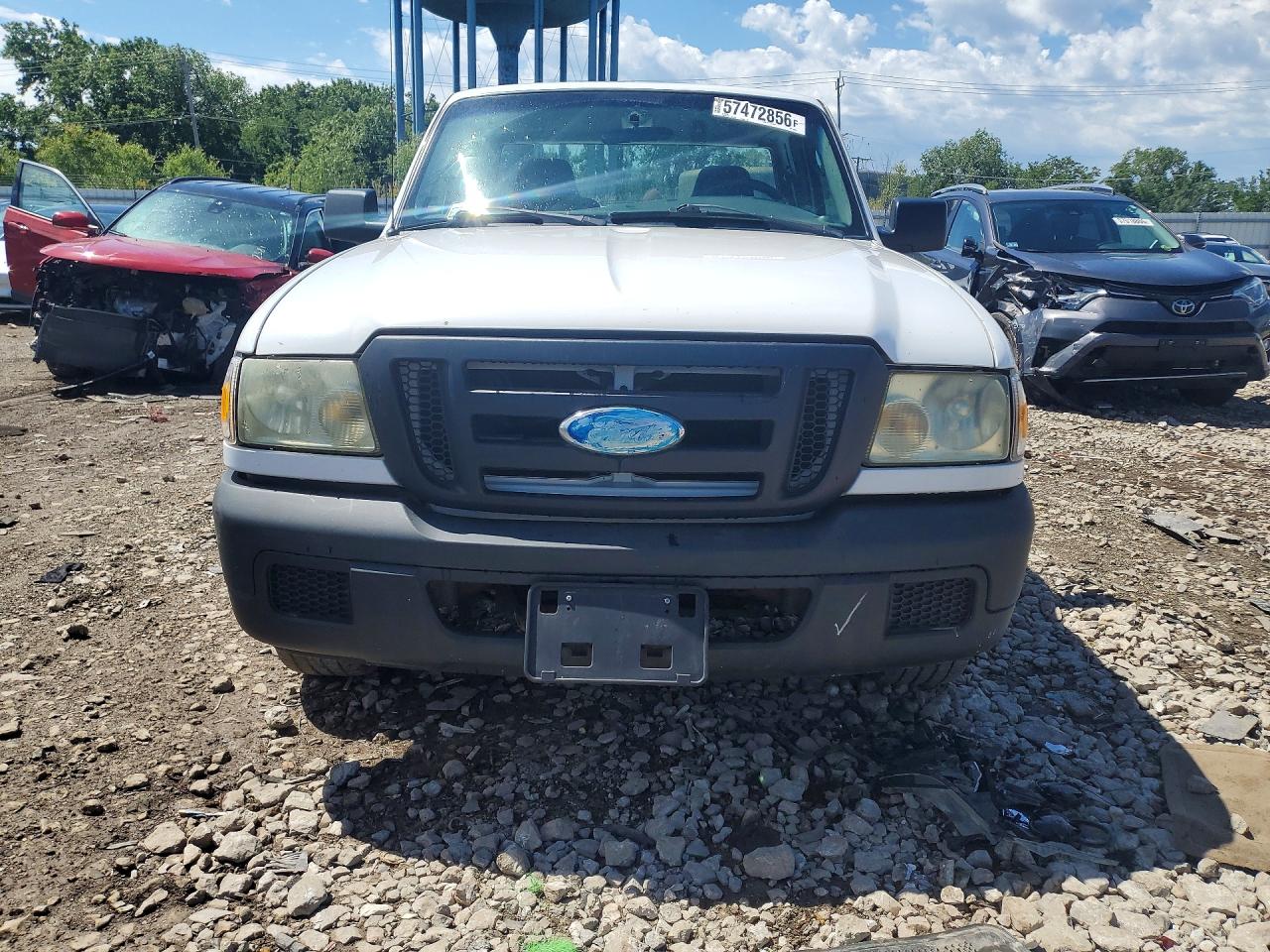 2007 Ford Ranger White vin: 1FTYR10U37PA85452