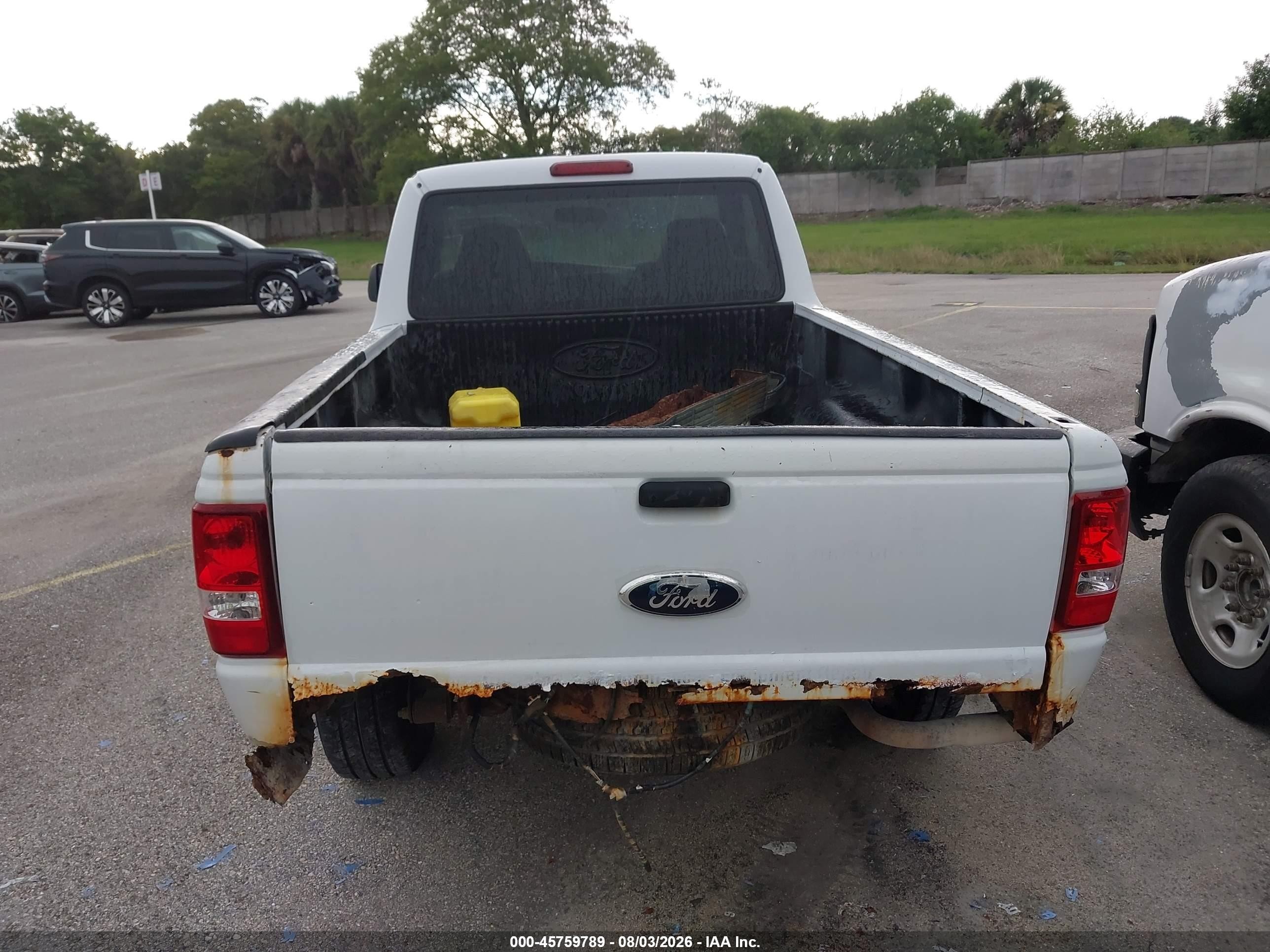 2008 Ford Ranger Sport/xl/xlt White vin: 1FTYR10U38PA08940