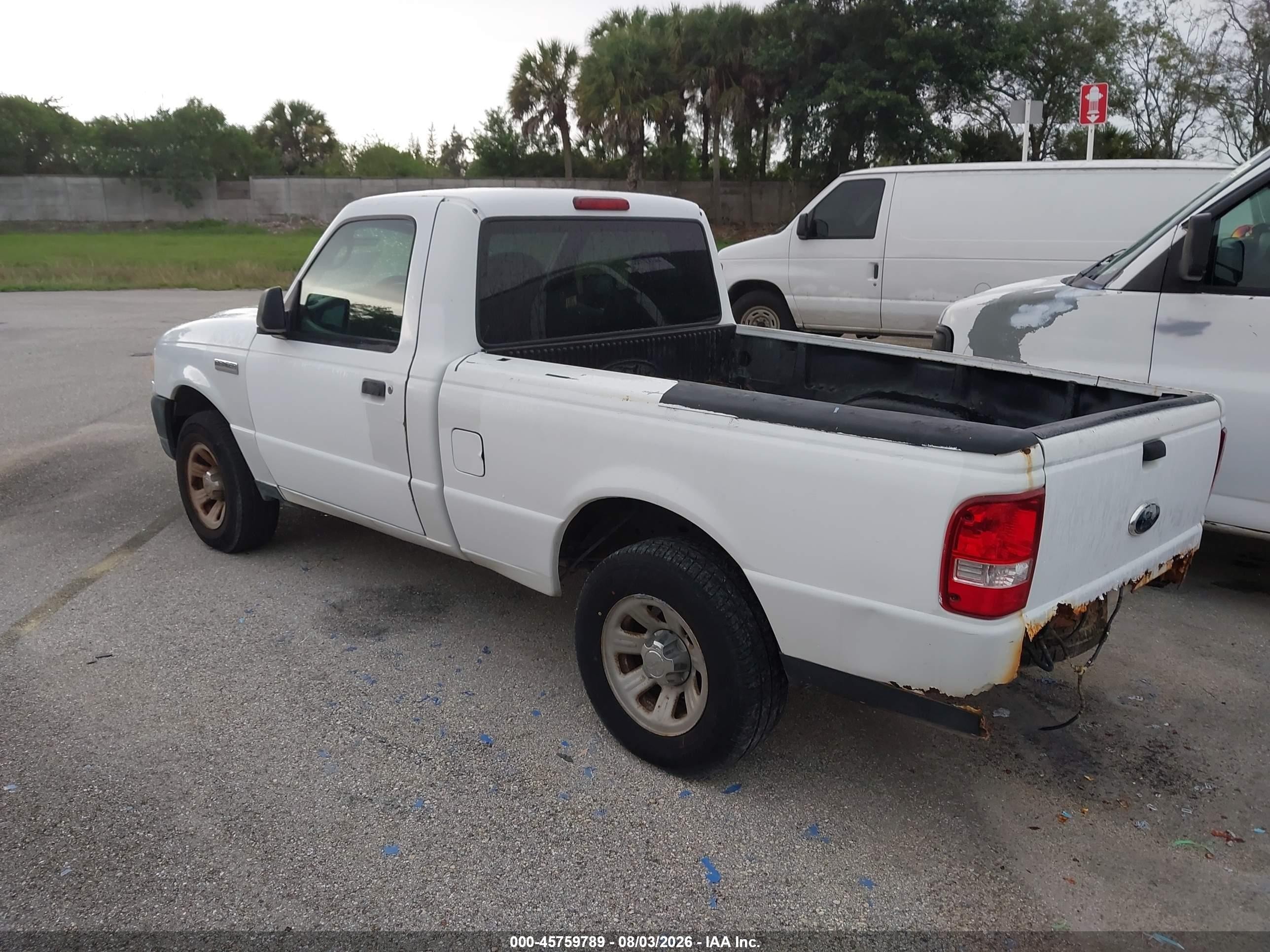 2008 Ford Ranger Sport/xl/xlt White vin: 1FTYR10U38PA08940