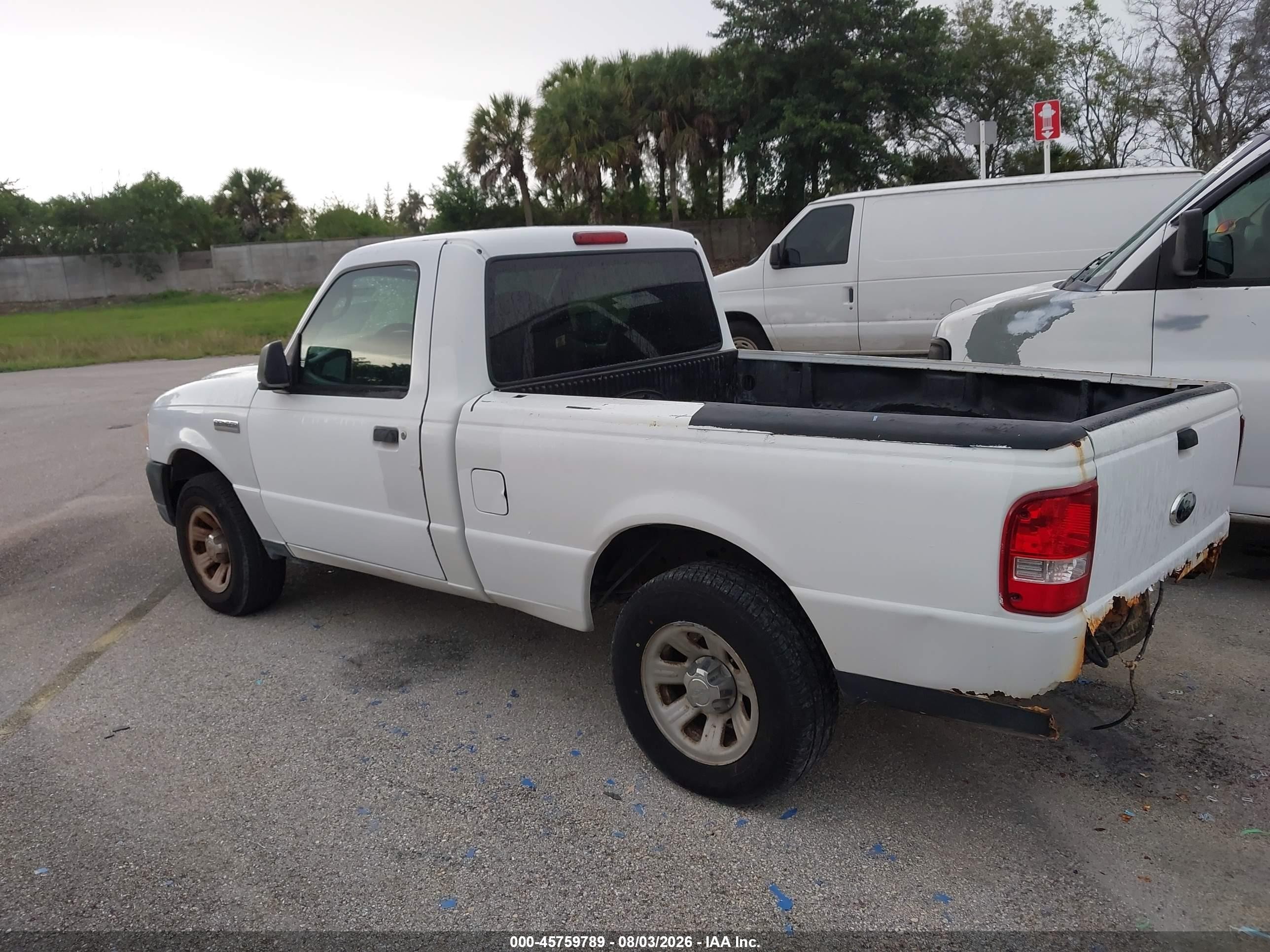 2008 Ford Ranger Sport/xl/xlt White vin: 1FTYR10U38PA08940