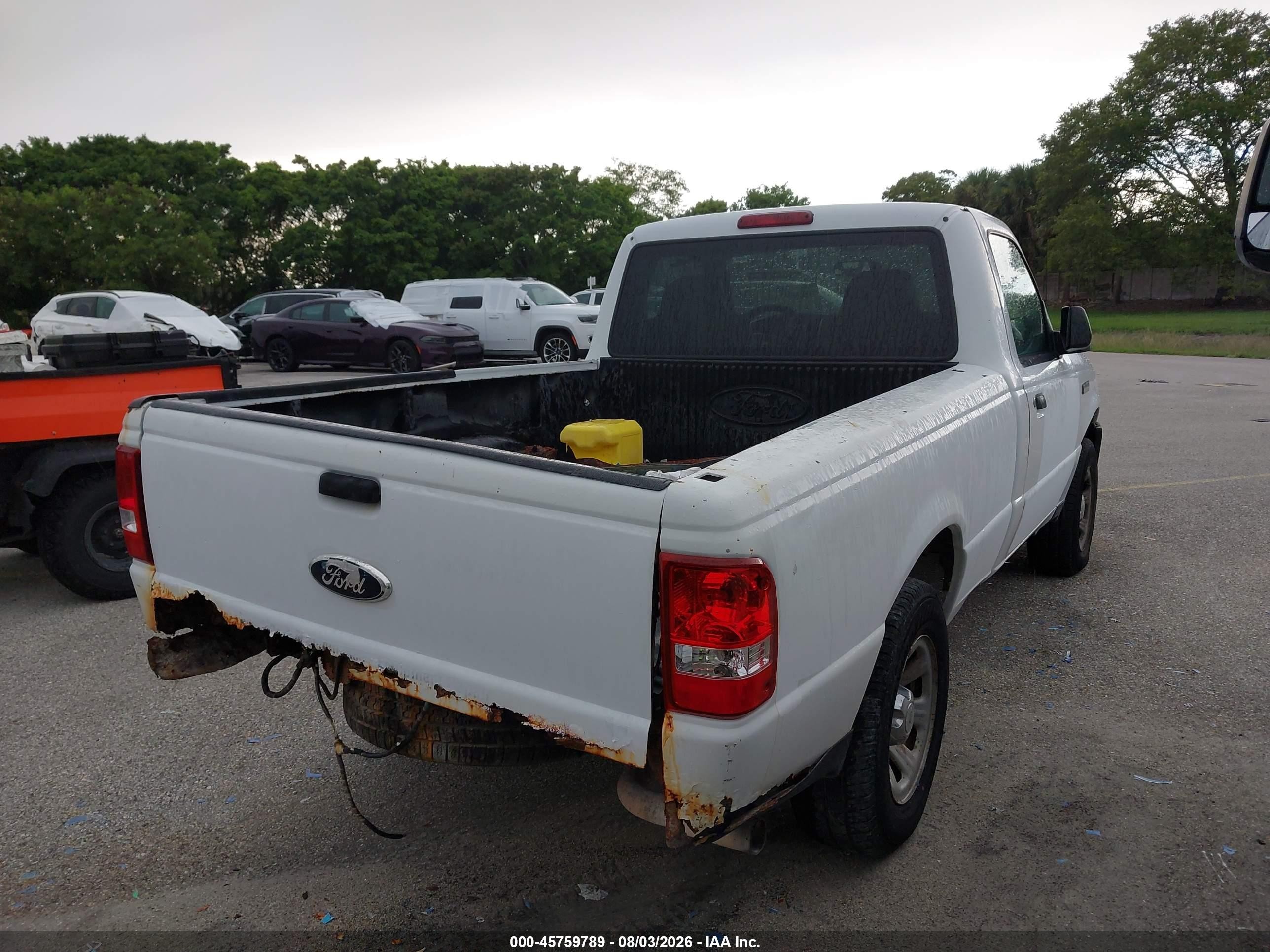 2008 Ford Ranger Sport/xl/xlt White vin: 1FTYR10U38PA08940