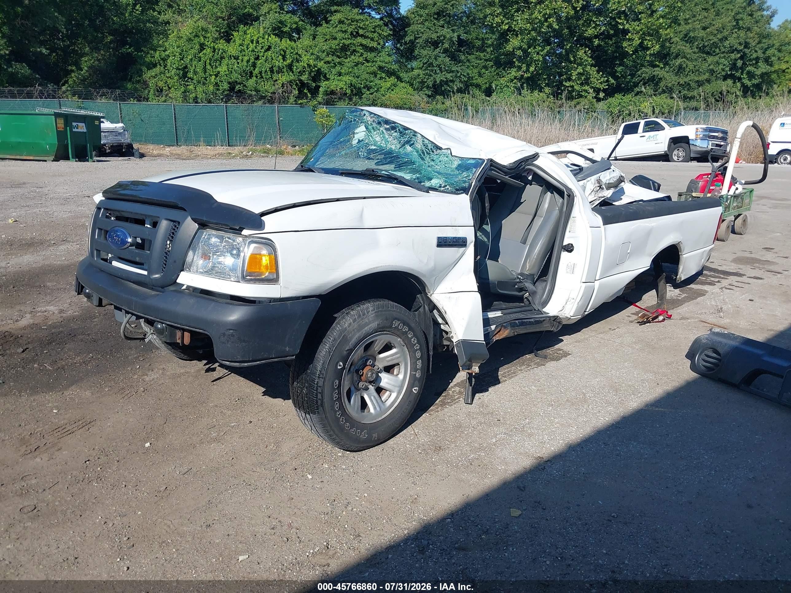 2008 Ford Ranger Sport/xl/xlt Белый vin: 1FTYR10U38PA28752