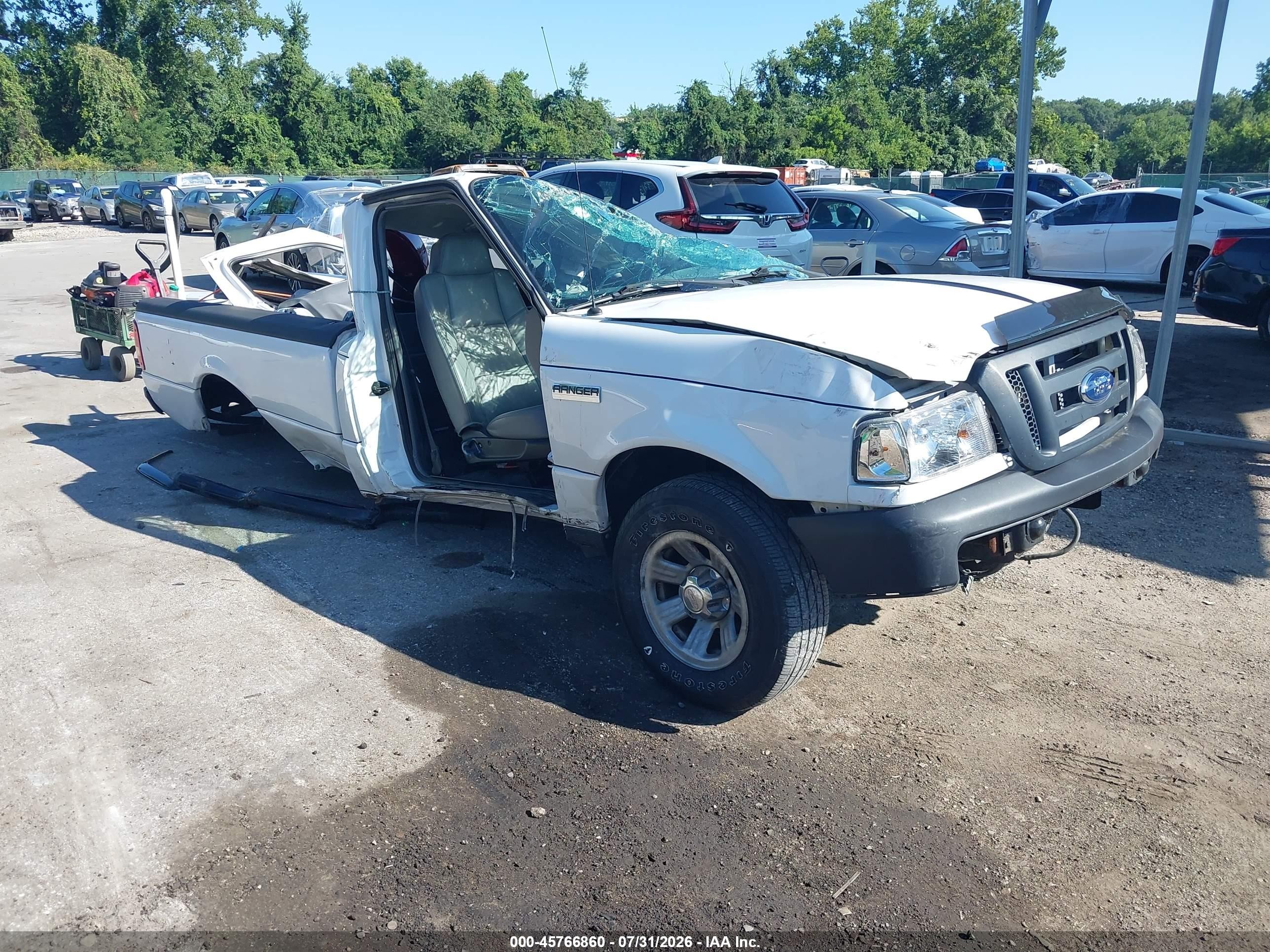 2008 Ford Ranger Sport/xl/xlt Белый vin: 1FTYR10U38PA28752