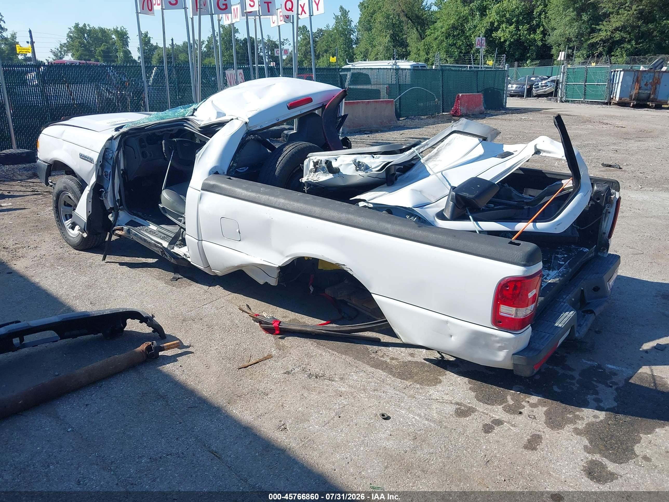 2008 Ford Ranger Sport/xl/xlt Белый vin: 1FTYR10U38PA28752