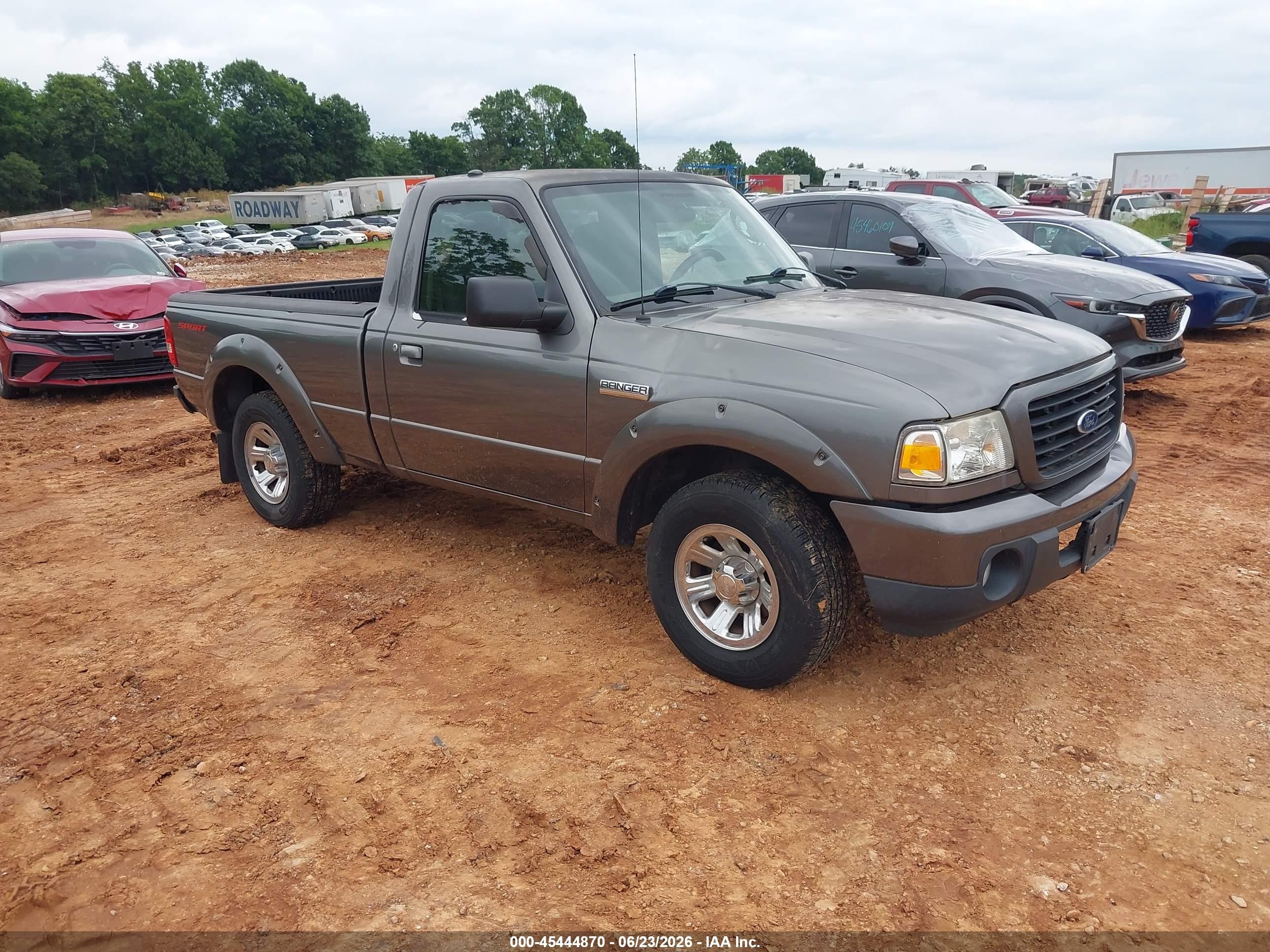 2008 Ford Ranger Sport/xl/xlt Gray vin: 1FTYR10U38PA45387