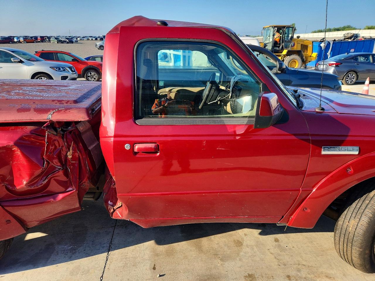 2008 Ford Ranger Red vin: 1FTYR10U38PA78678