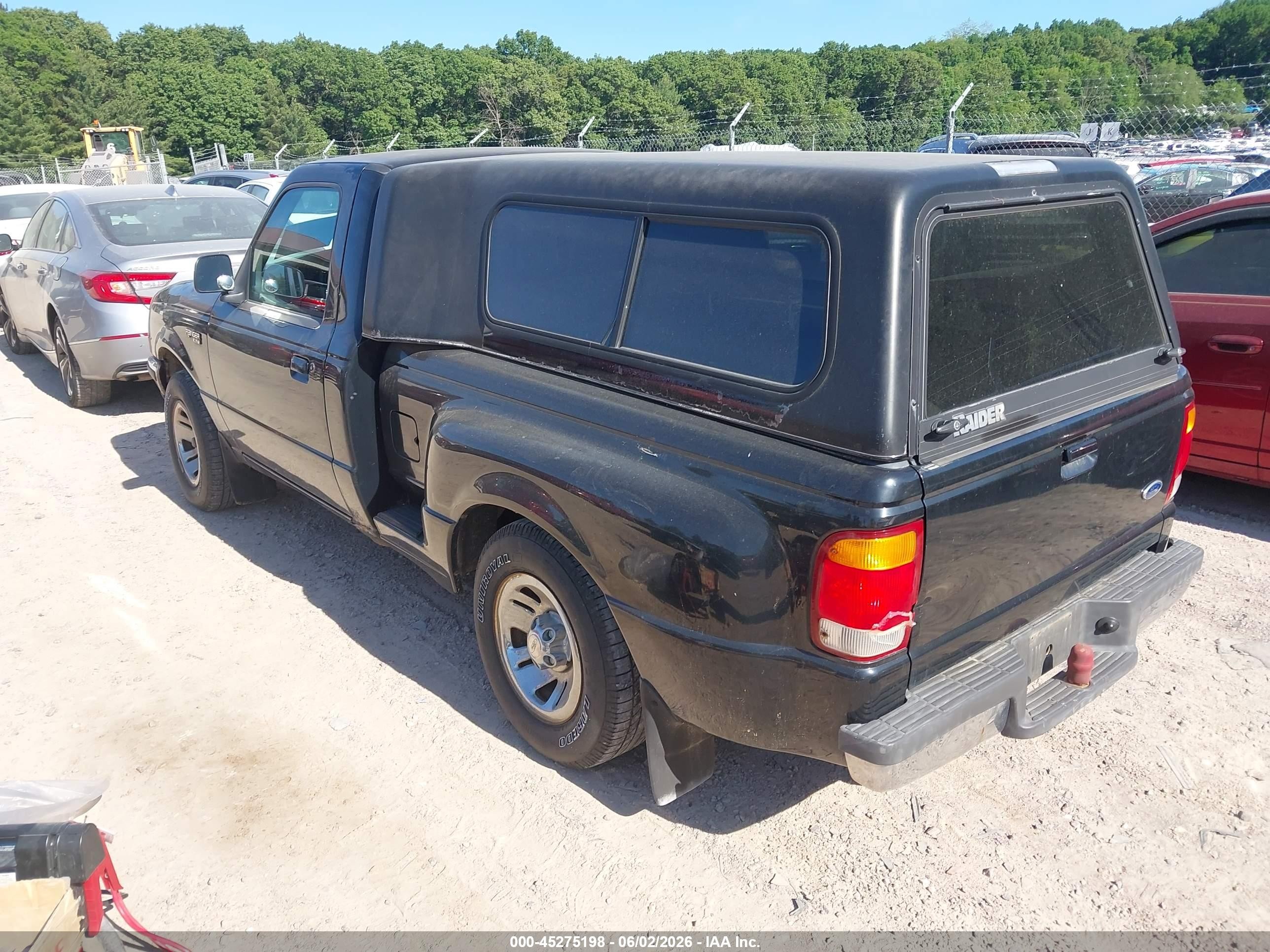 1998 Ford Ranger Splash/xl/xlt Black vin: 1FTYR10U3WPB63811