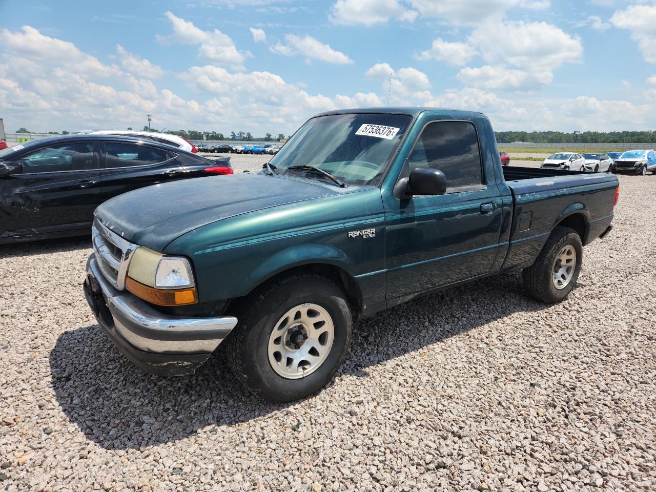 1998 Ford Ranger Green vin: 1FTYR10U3WTA20820