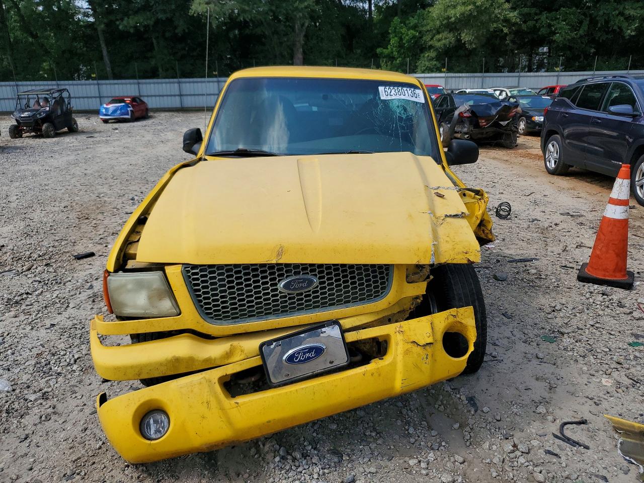 2001 Ford Ranger Yellow vin: 1FTYR10U41PB61218