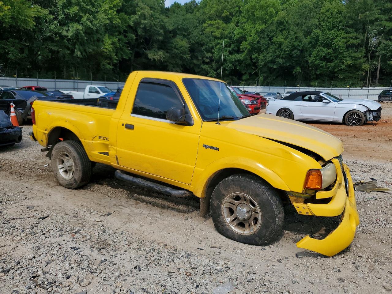 2001 Ford Ranger Yellow vin: 1FTYR10U41PB61218