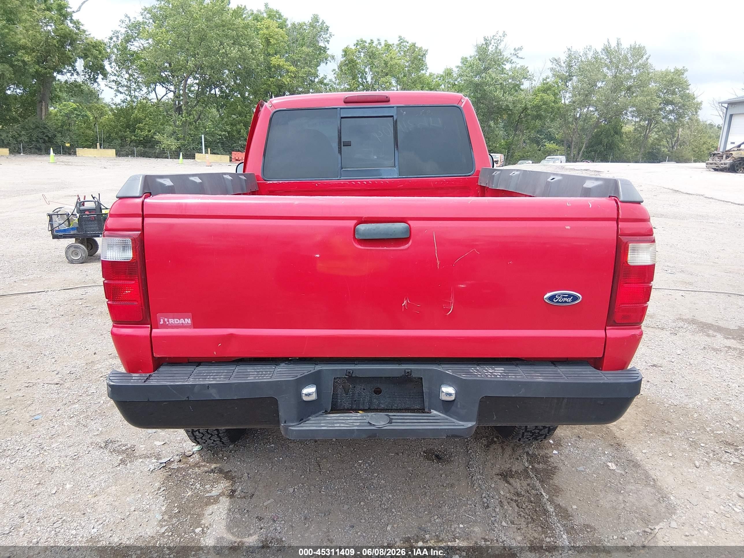 2002 Ford Ranger Edge/xl/xlt Красный vin: 1FTYR10U42PB44761