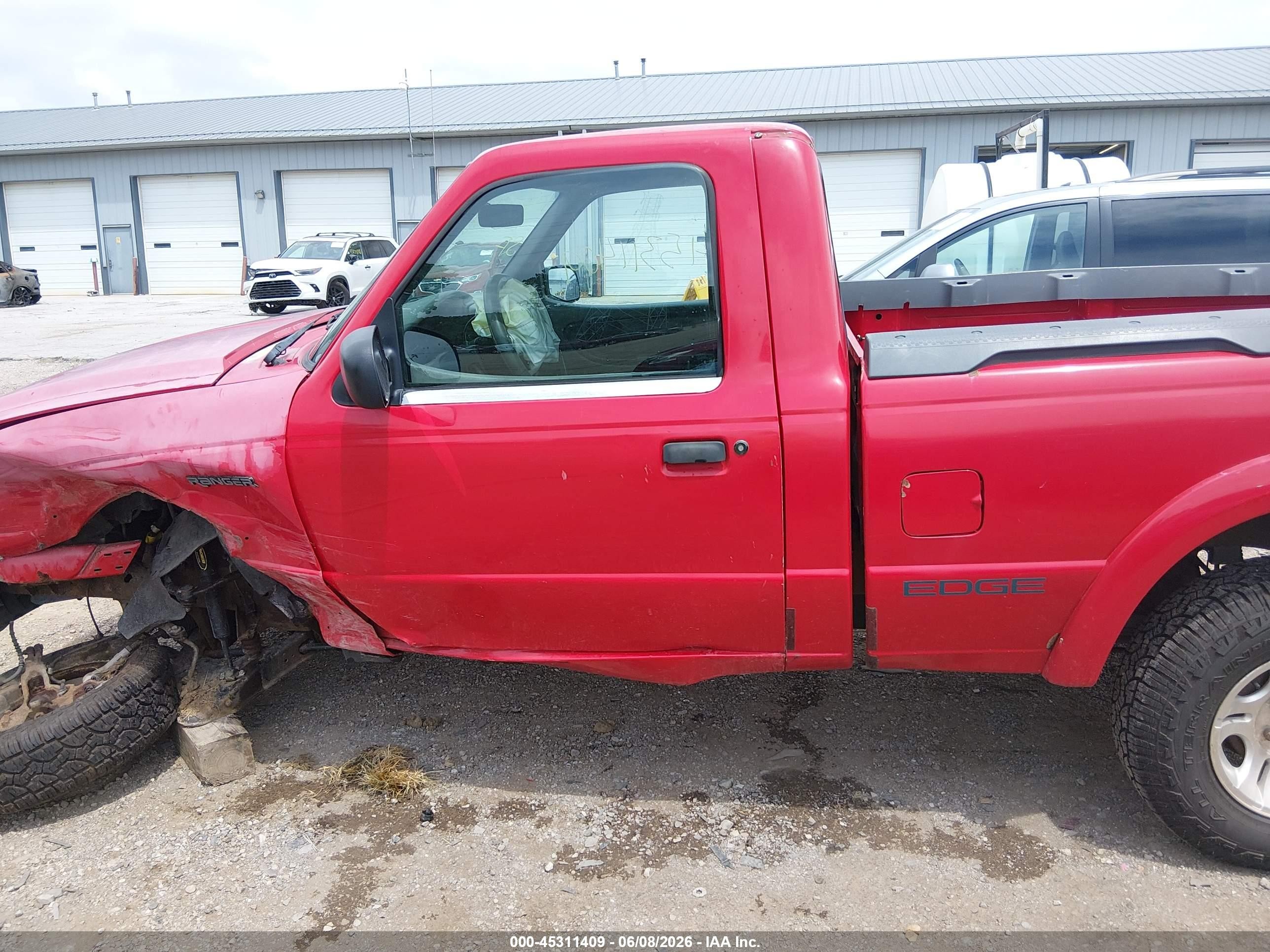 2002 Ford Ranger Edge/xl/xlt Красный vin: 1FTYR10U42PB44761
