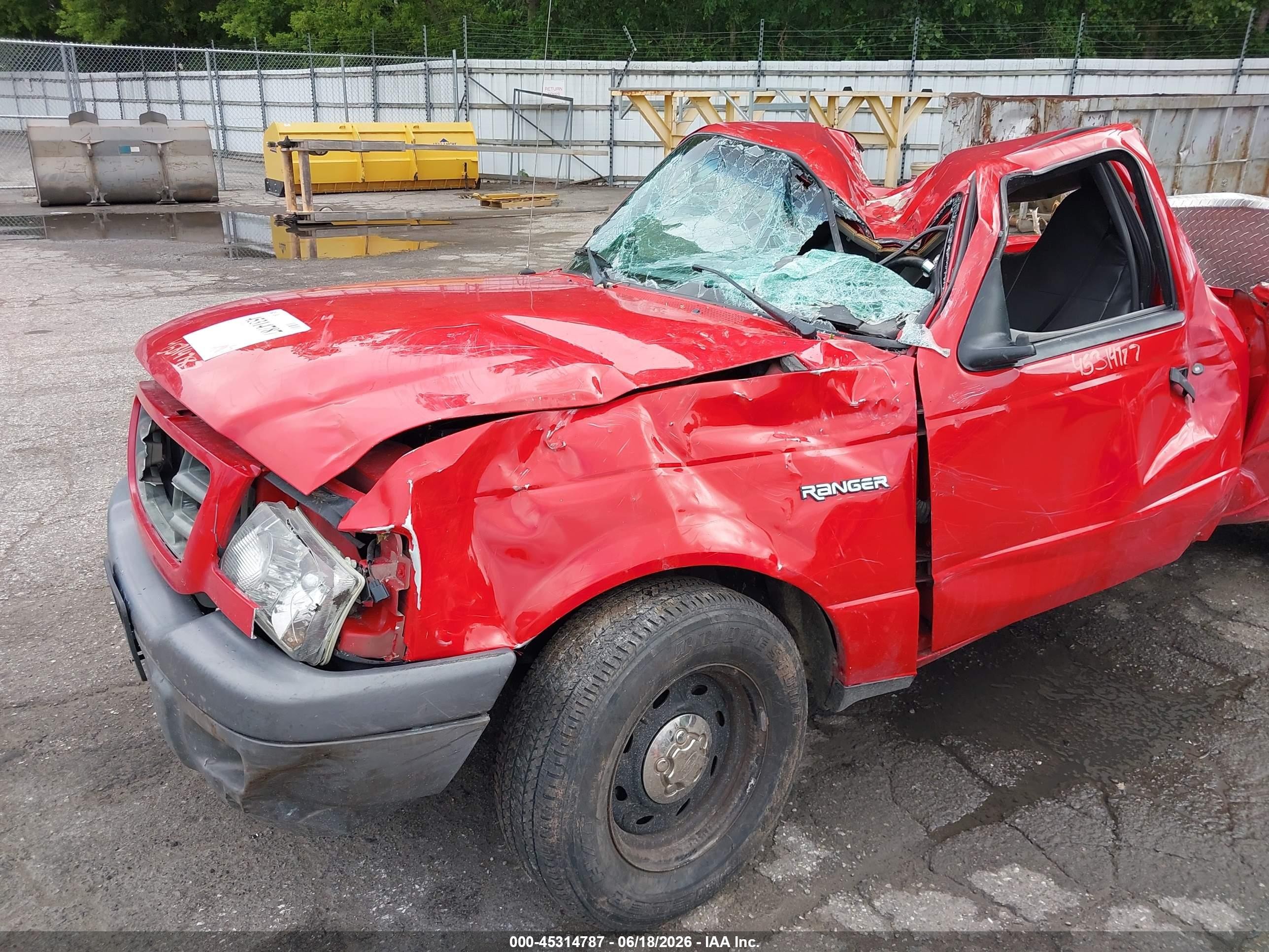 2003 Ford Ranger Edge/xl/xlt Red vin: 1FTYR10U43PB23331