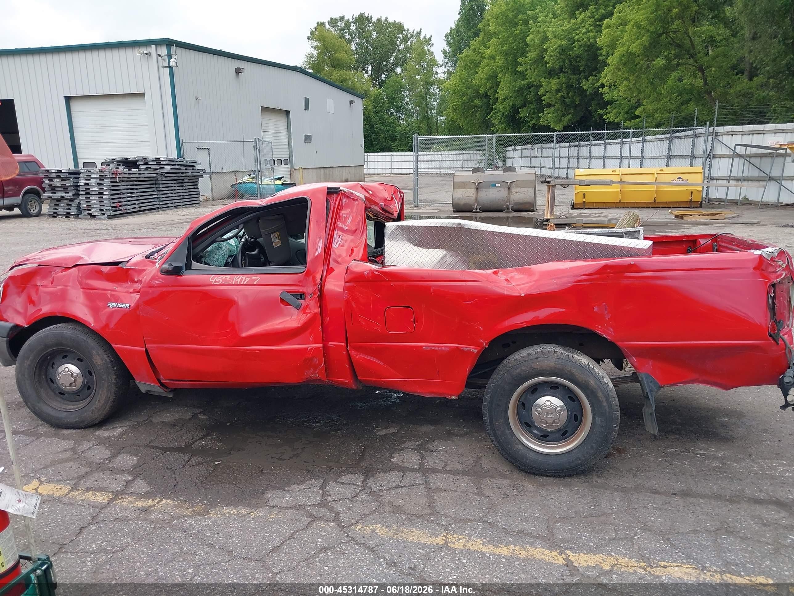 2003 Ford Ranger Edge/xl/xlt Red vin: 1FTYR10U43PB23331