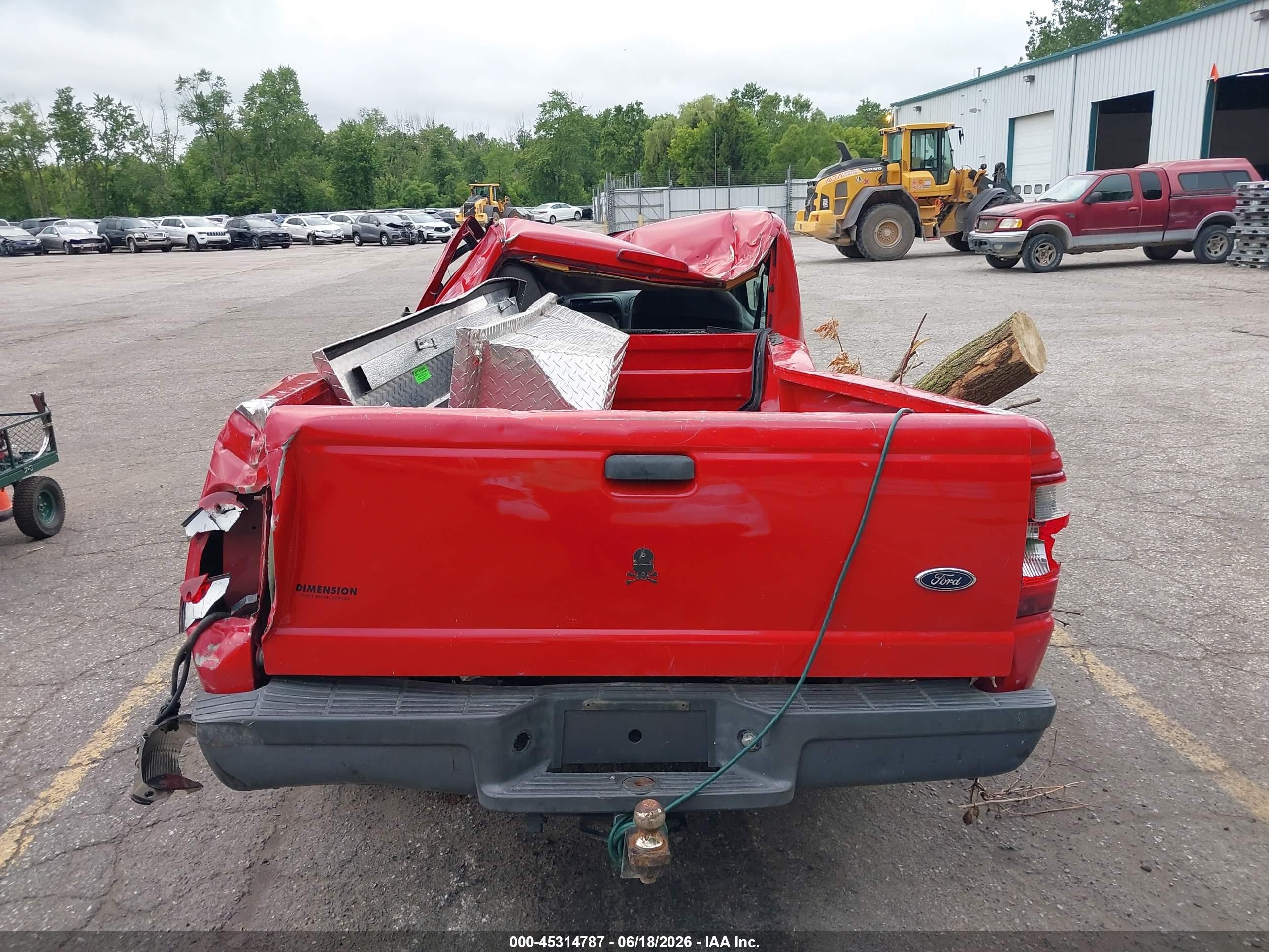 2003 Ford Ranger Edge/xl/xlt Red vin: 1FTYR10U43PB23331