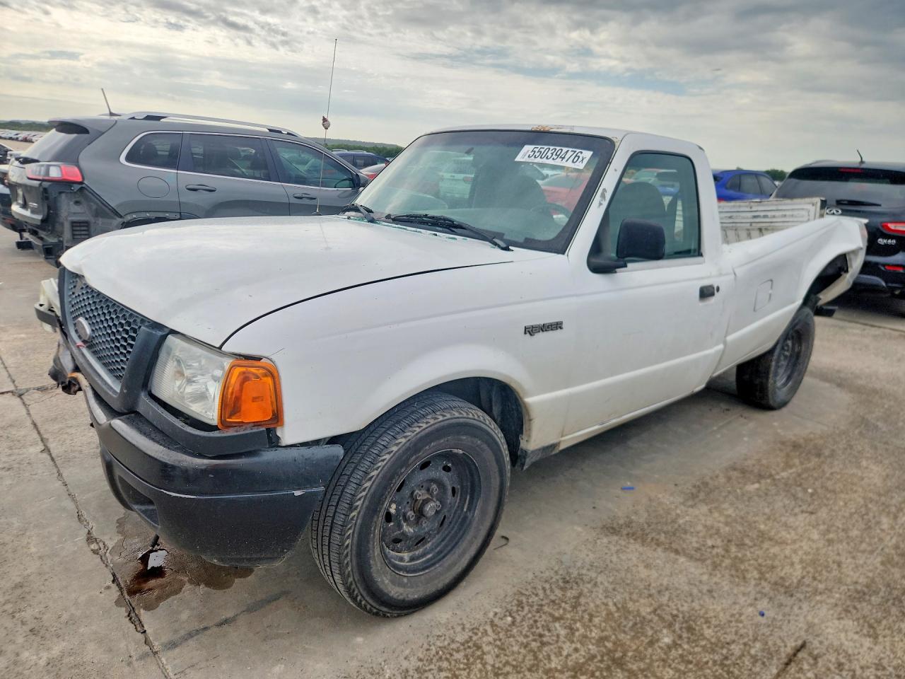 2003 Ford Ranger White vin: 1FTYR10U43PB45376