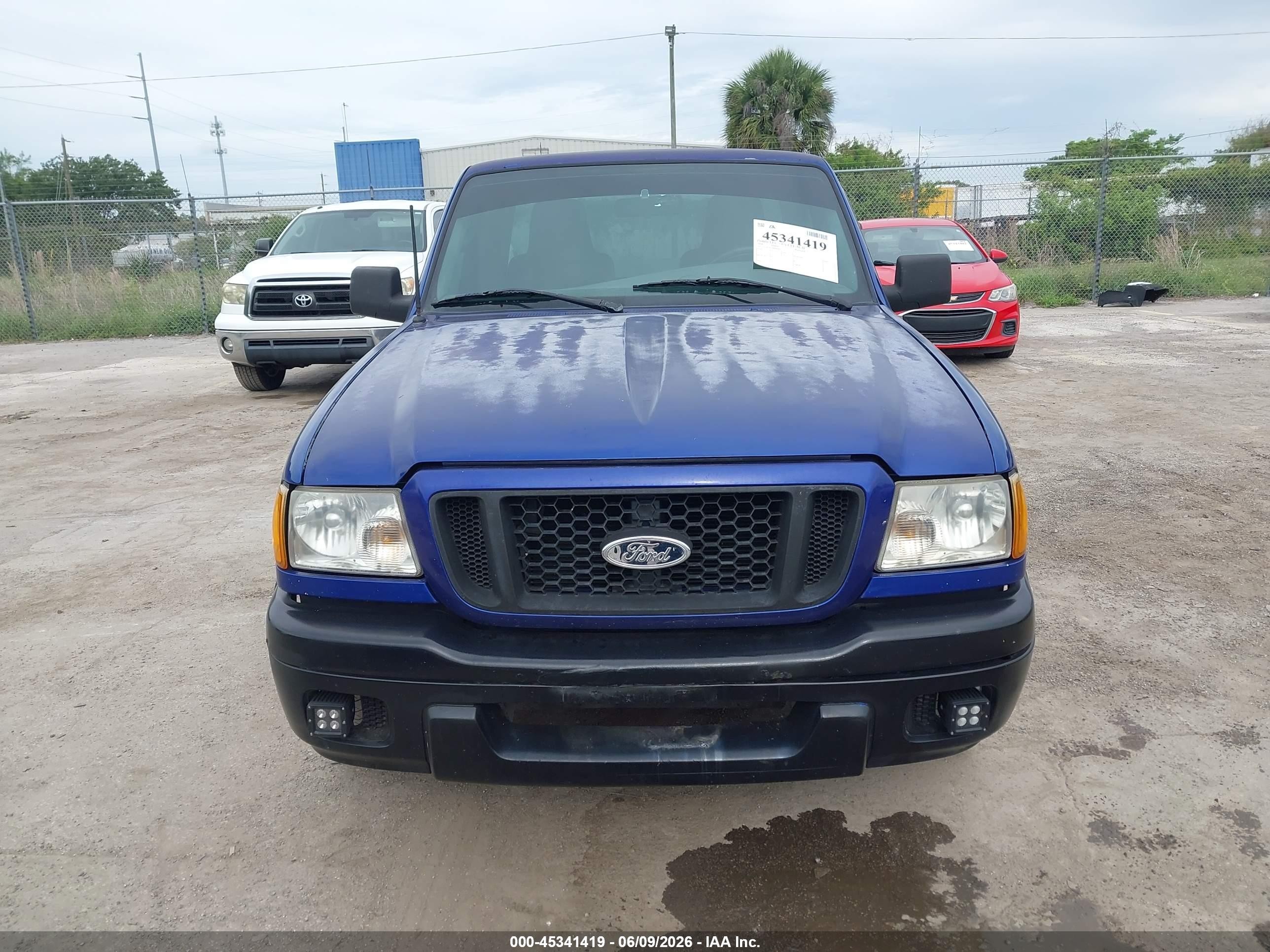 2004 Ford Ranger Edge/xl/xlt Blue vin: 1FTYR10U44PB09785