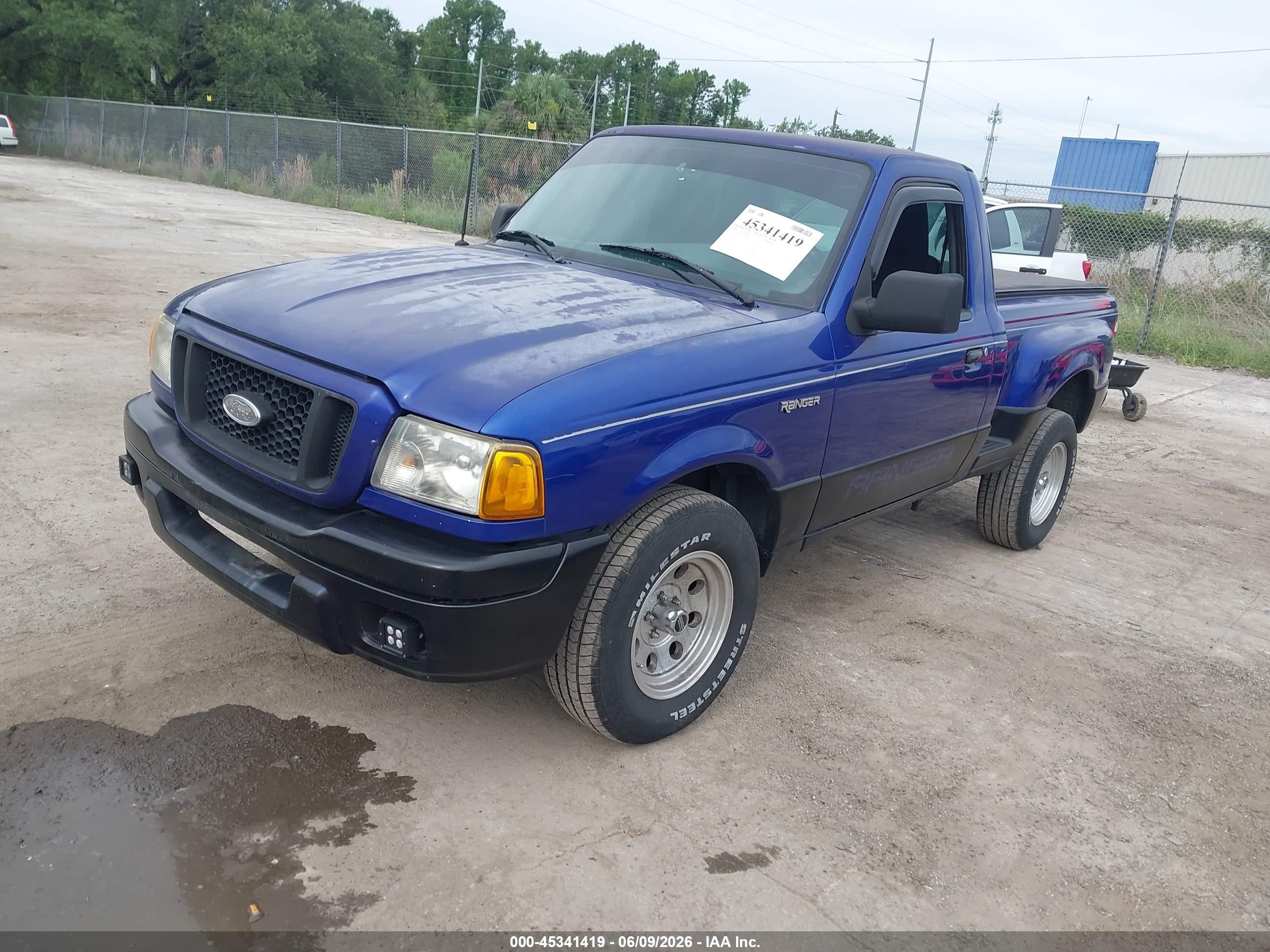 2004 Ford Ranger Edge/xl/xlt Blue vin: 1FTYR10U44PB09785