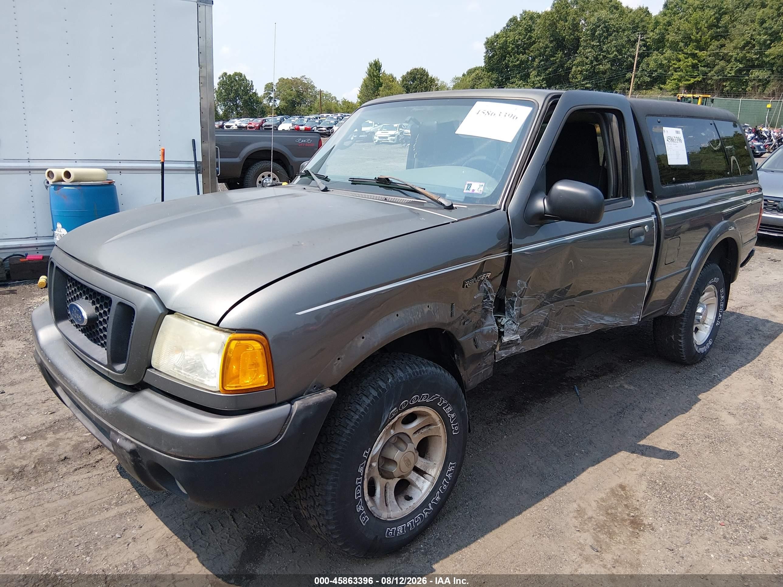 2004 Ford Ranger Edge/xl/xlt Gray vin: 1FTYR10U44TA17437