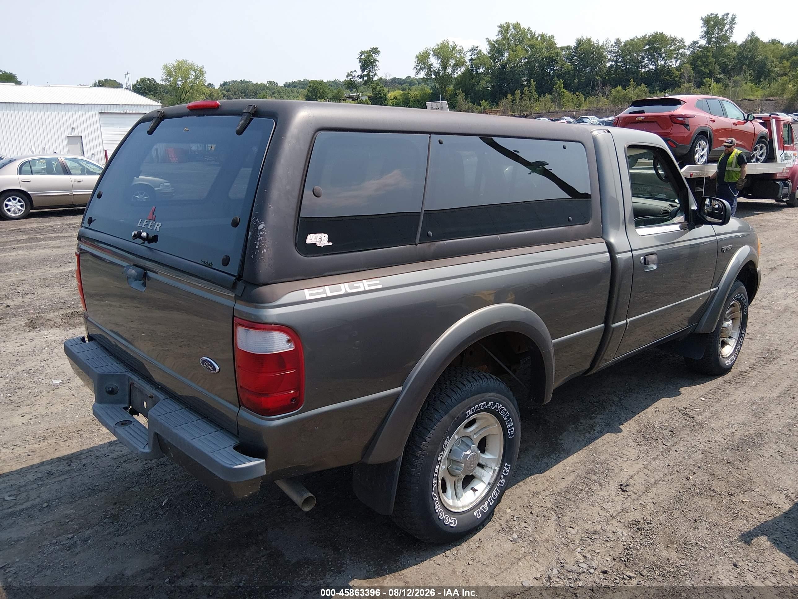 2004 Ford Ranger Edge/xl/xlt Gray vin: 1FTYR10U44TA17437