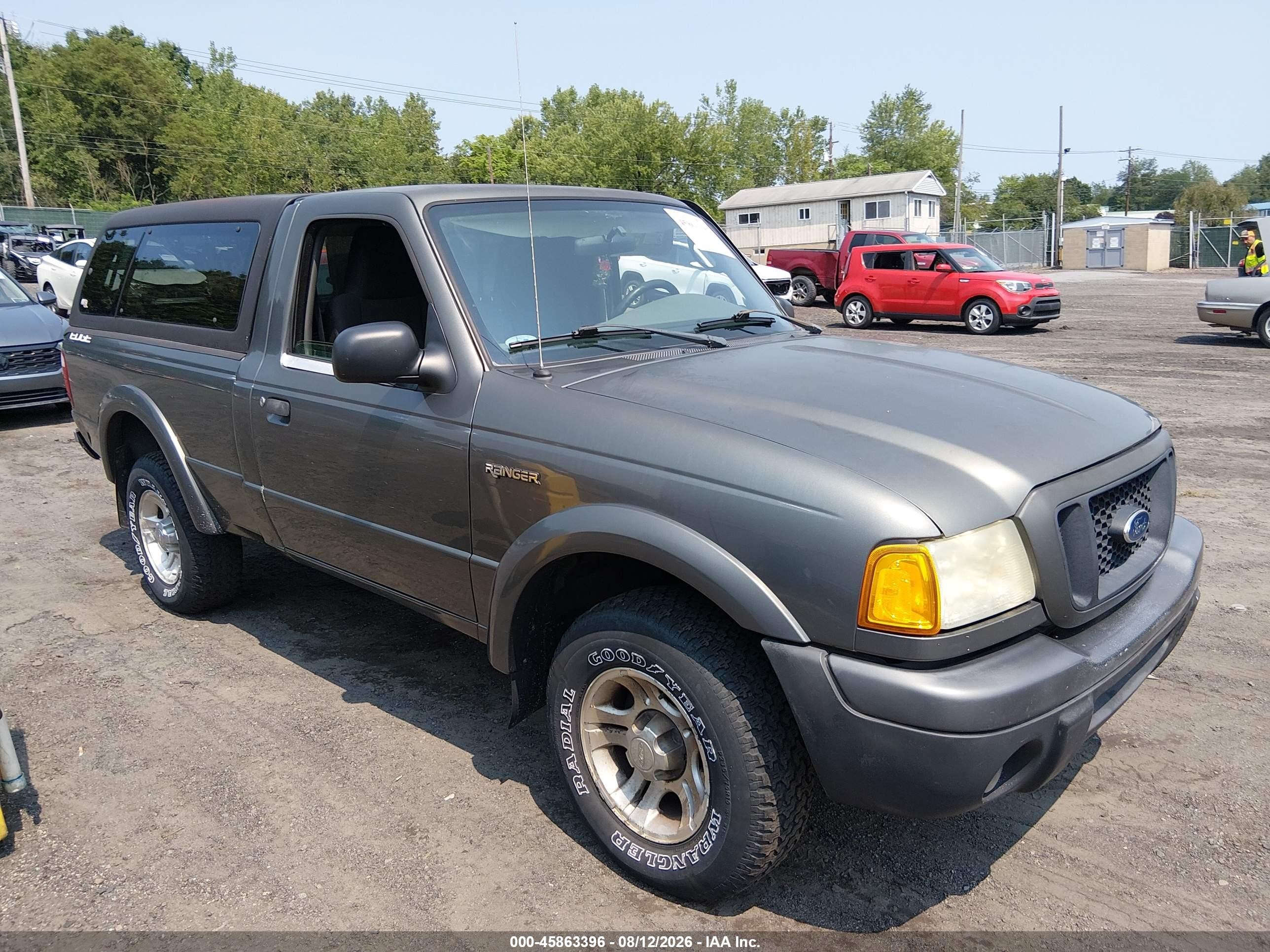 2004 Ford Ranger Edge/xl/xlt Gray vin: 1FTYR10U44TA17437