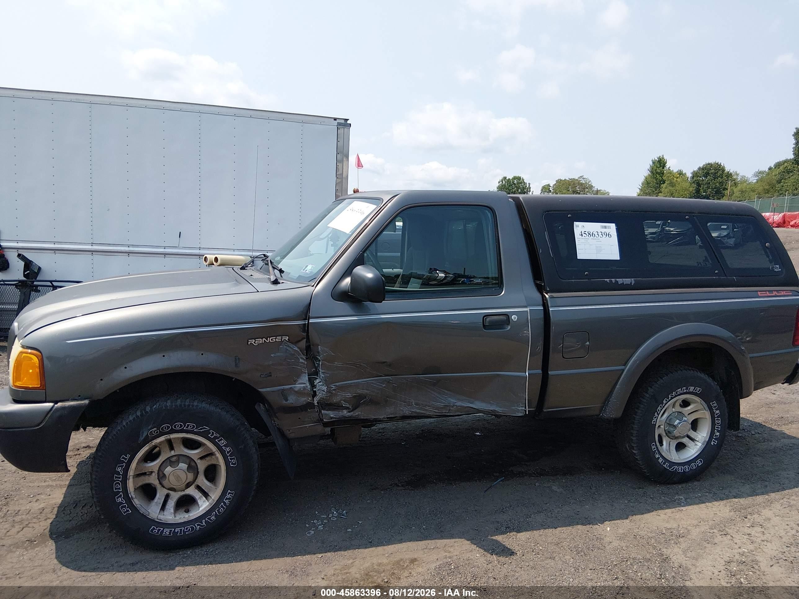 2004 Ford Ranger Edge/xl/xlt Gray vin: 1FTYR10U44TA17437