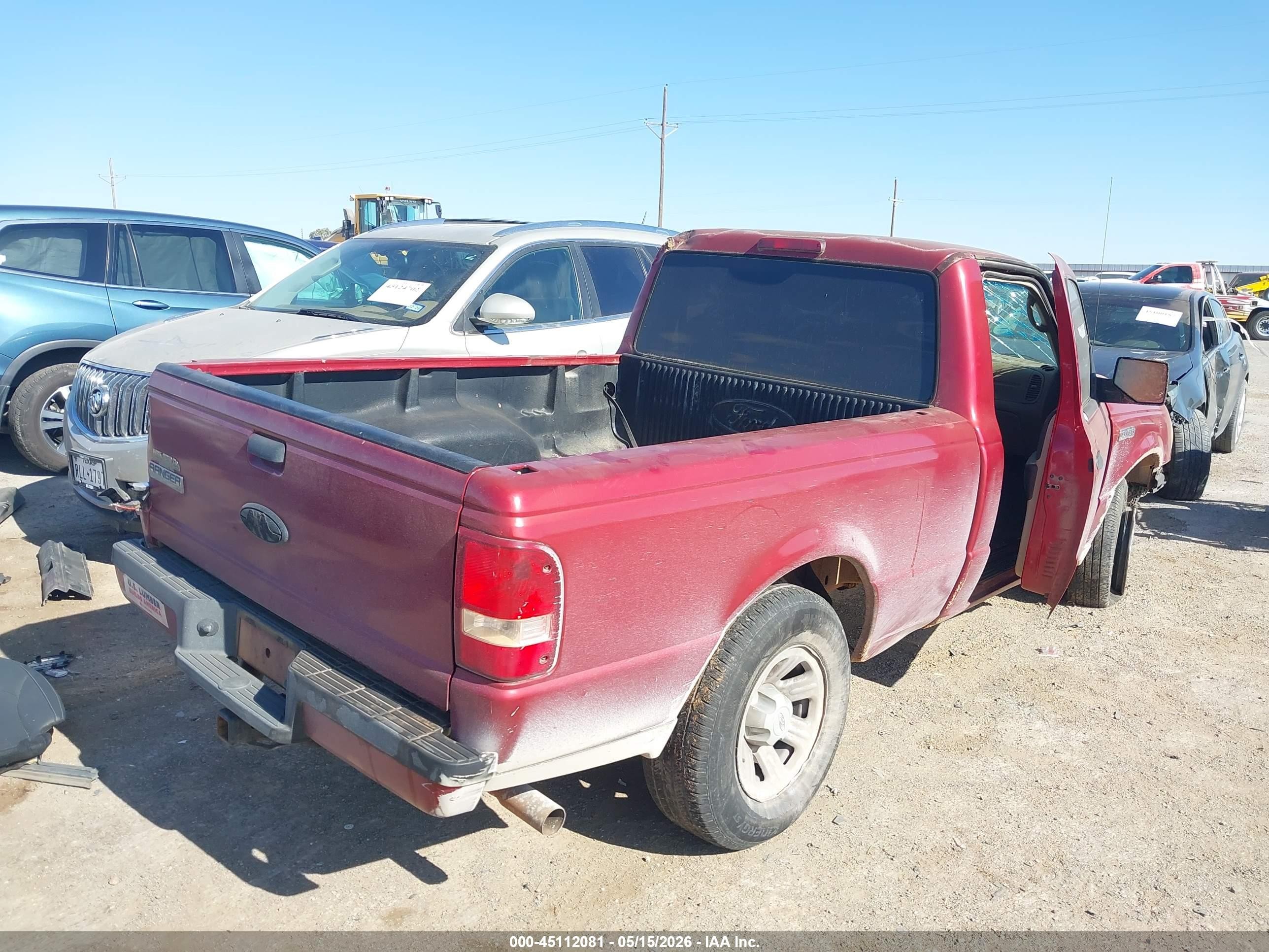 2006 Ford Ranger Sport/stx/xl/xlt Maroon vin: 1FTYR10U46PA51129