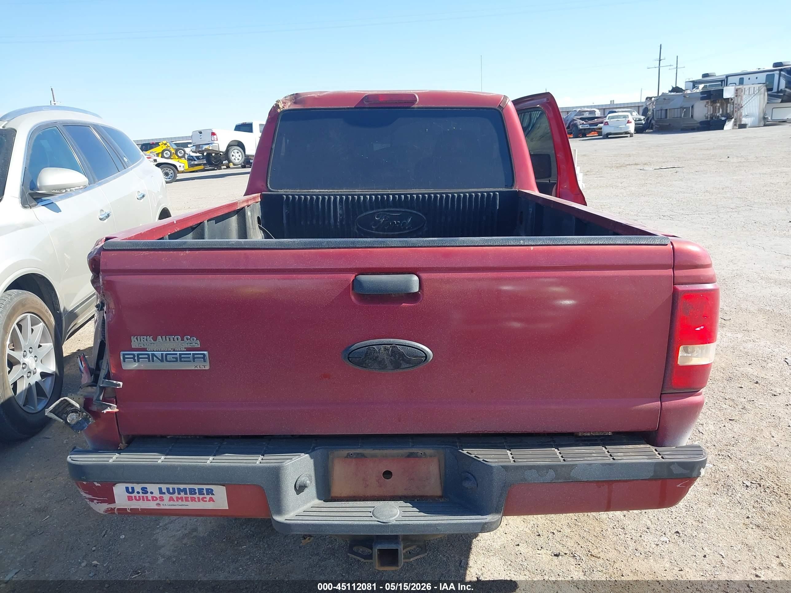 2006 Ford Ranger Sport/stx/xl/xlt Maroon vin: 1FTYR10U46PA51129