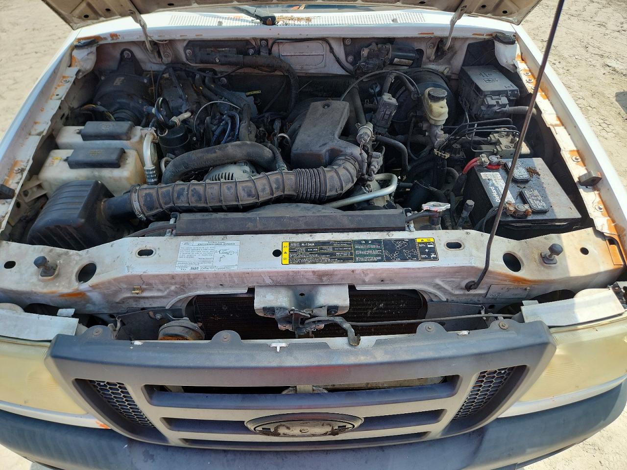 2006 Ford Ranger White vin: 1FTYR10U46PA70683