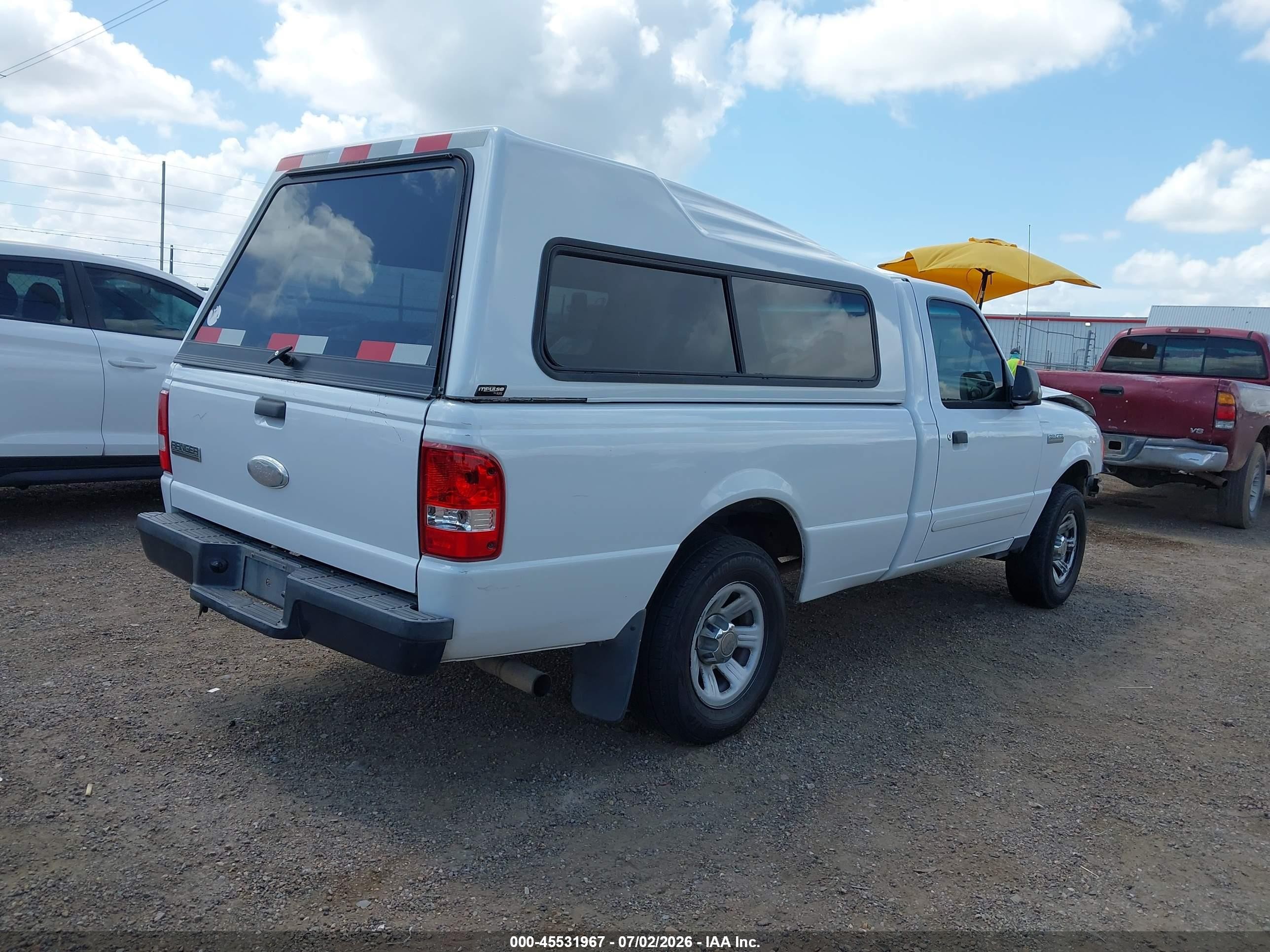 2007 Ford Ranger Sport/stx/xl/xlt White vin: 1FTYR10U47PA64867