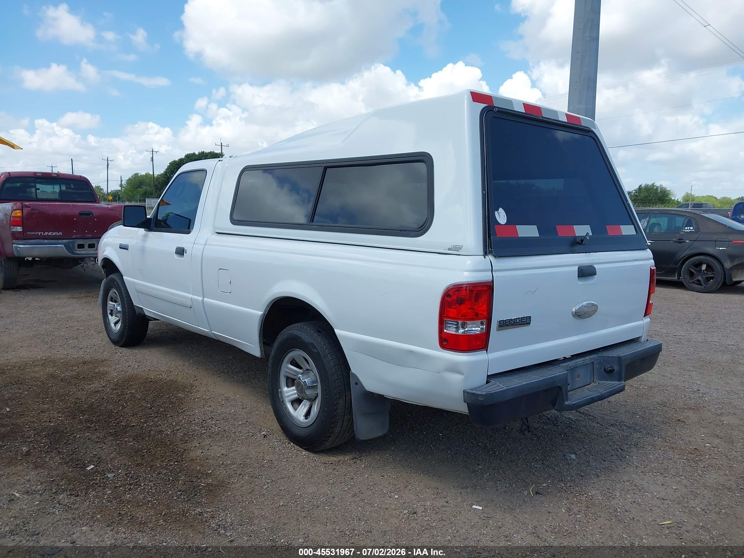 2007 Ford Ranger Sport/stx/xl/xlt White vin: 1FTYR10U47PA64867