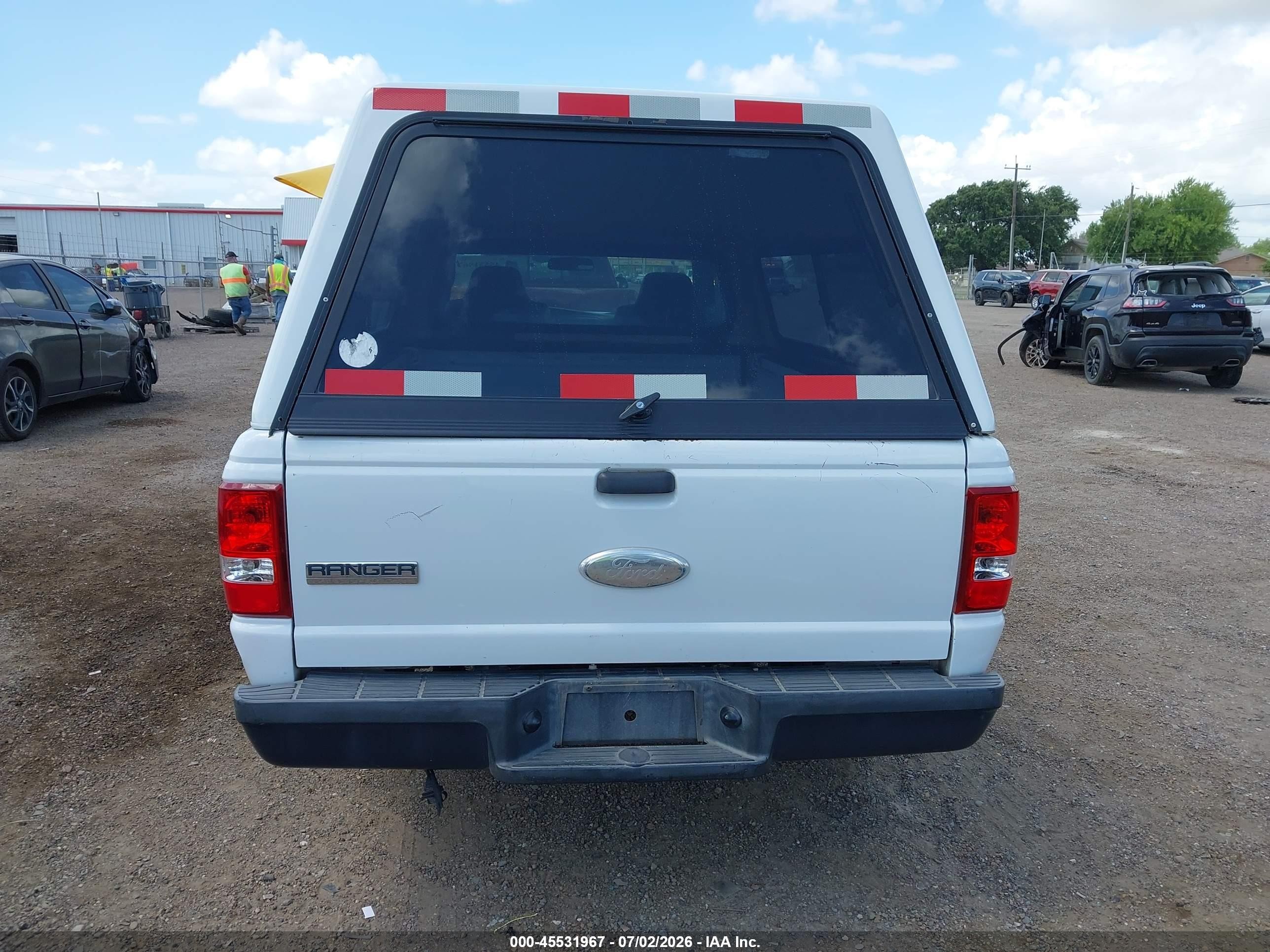 2007 Ford Ranger Sport/stx/xl/xlt White vin: 1FTYR10U47PA64867