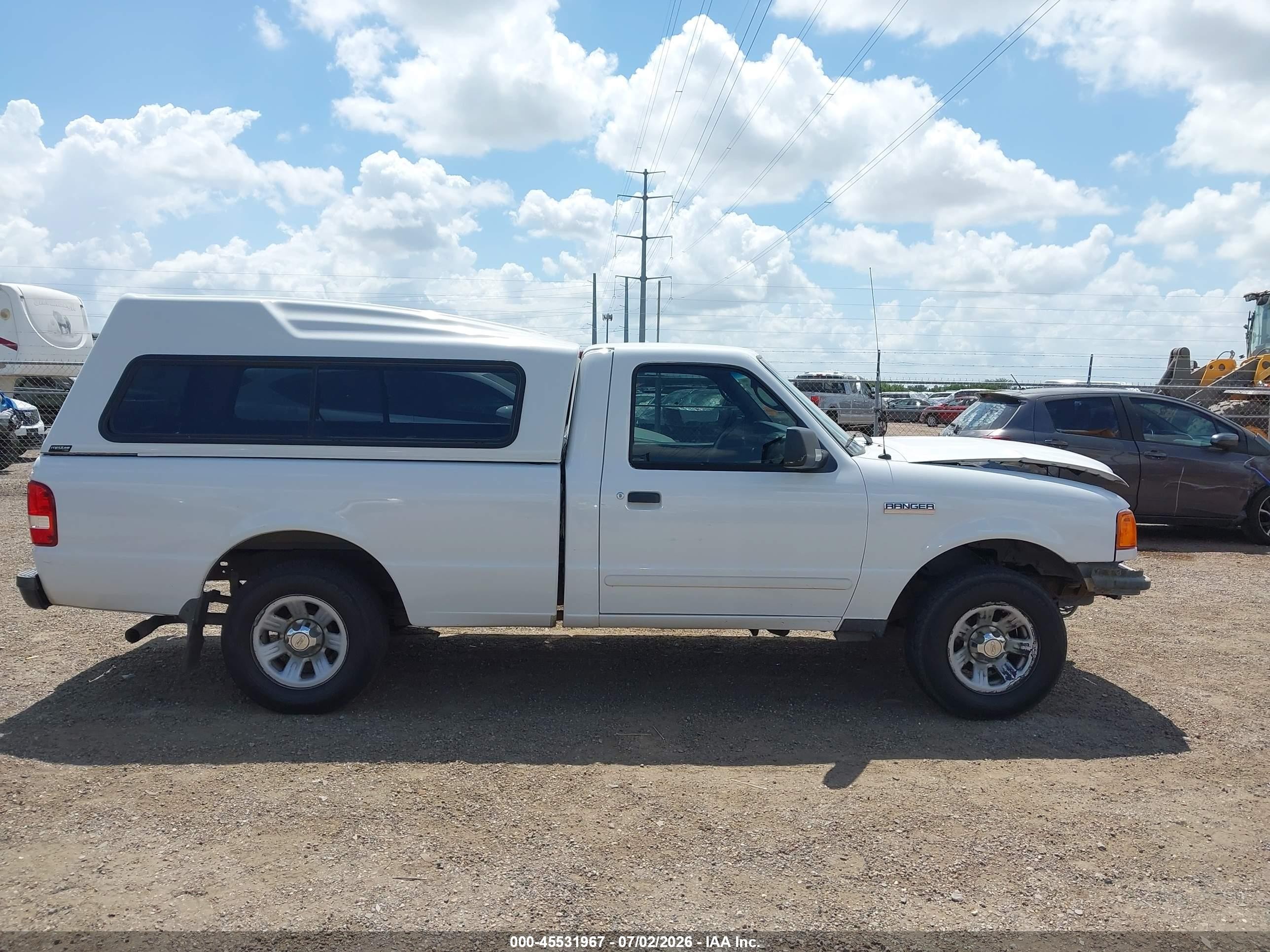 2007 Ford Ranger Sport/stx/xl/xlt White vin: 1FTYR10U47PA64867