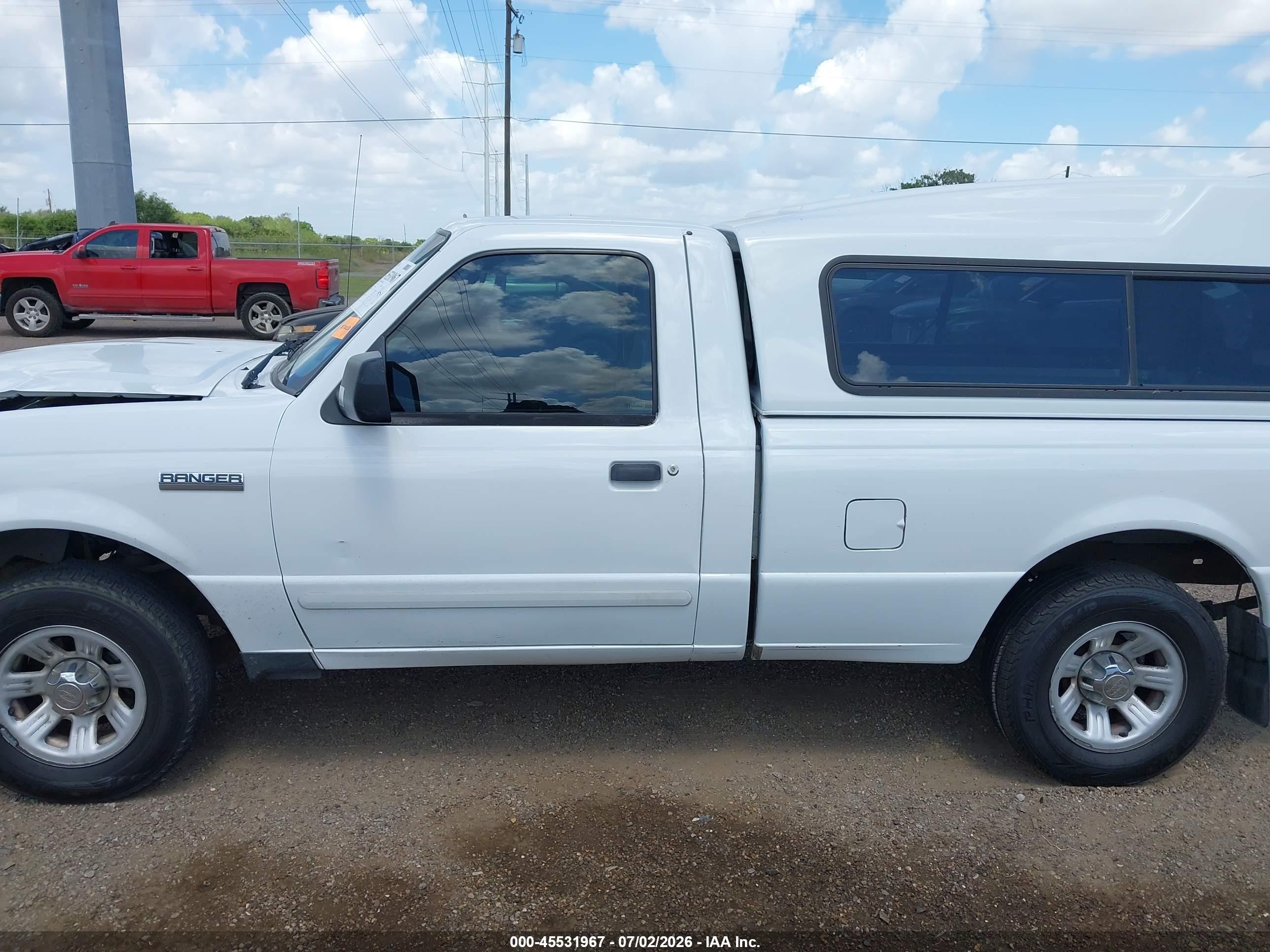 2007 Ford Ranger Sport/stx/xl/xlt White vin: 1FTYR10U47PA64867