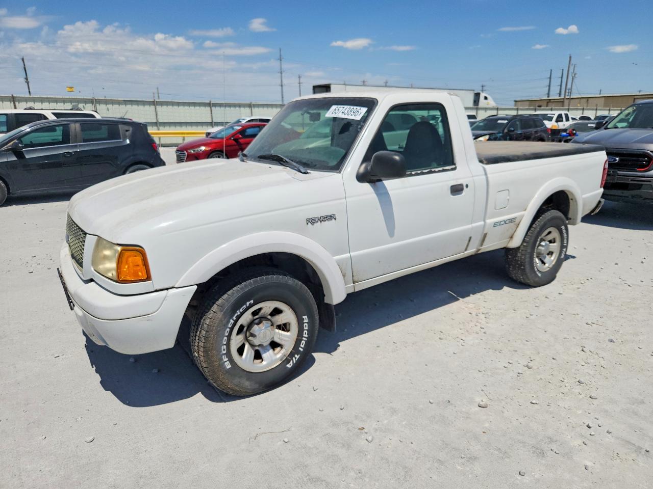 2001 Ford Ranger White vin: 1FTYR10U51PB58957