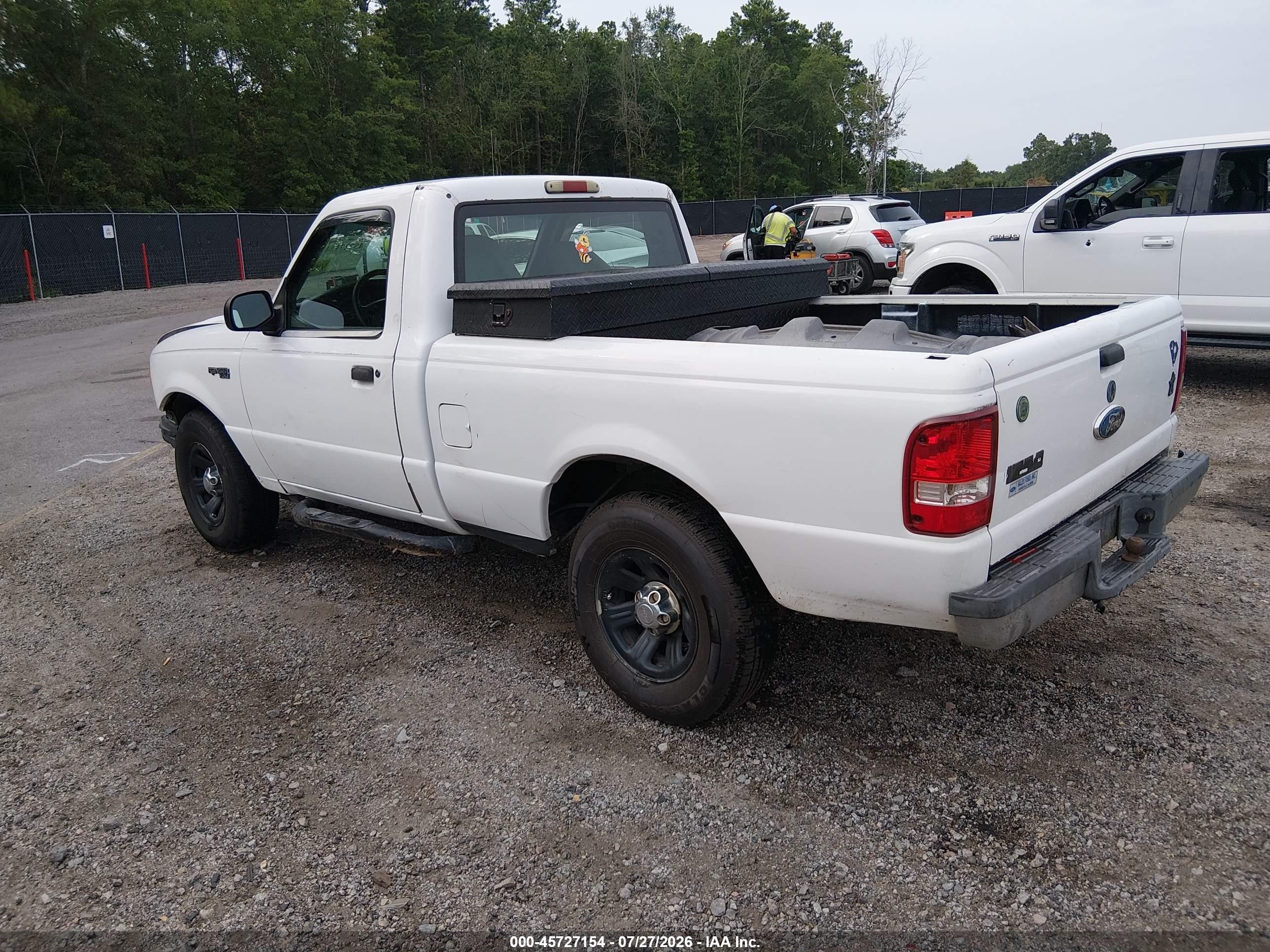2001 Ford Ranger Edge/xl/xlt White vin: 1FTYR10U51TA64617