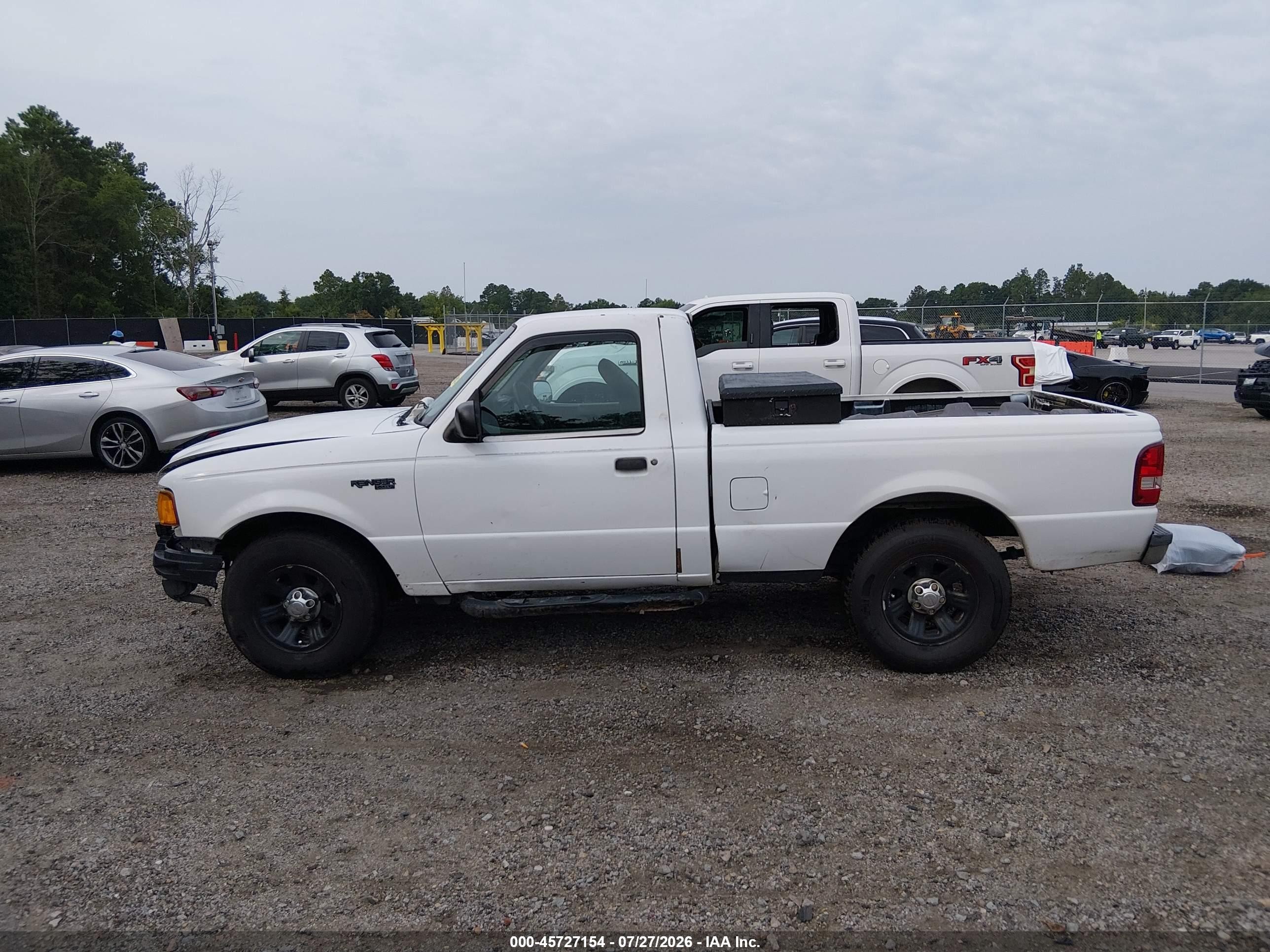 2001 Ford Ranger Edge/xl/xlt White vin: 1FTYR10U51TA64617