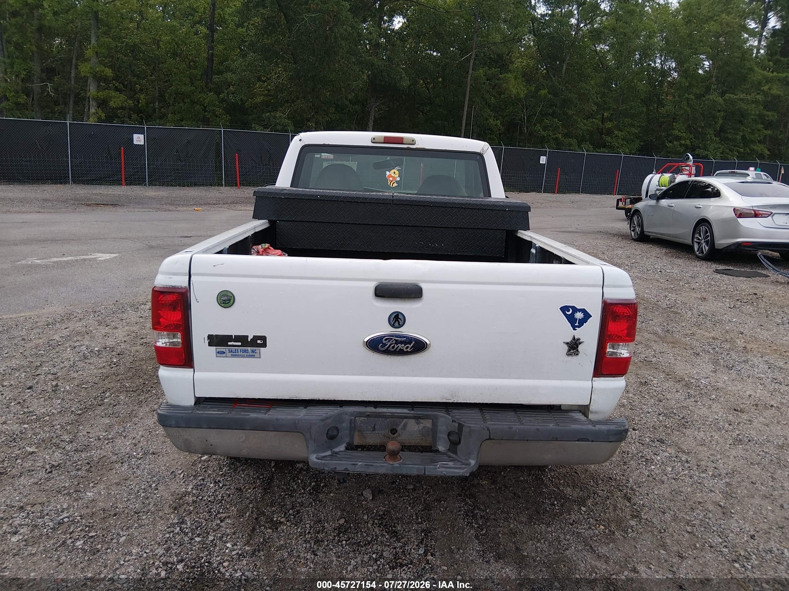 2001 Ford Ranger Edge/xl/xlt White vin: 1FTYR10U51TA64617