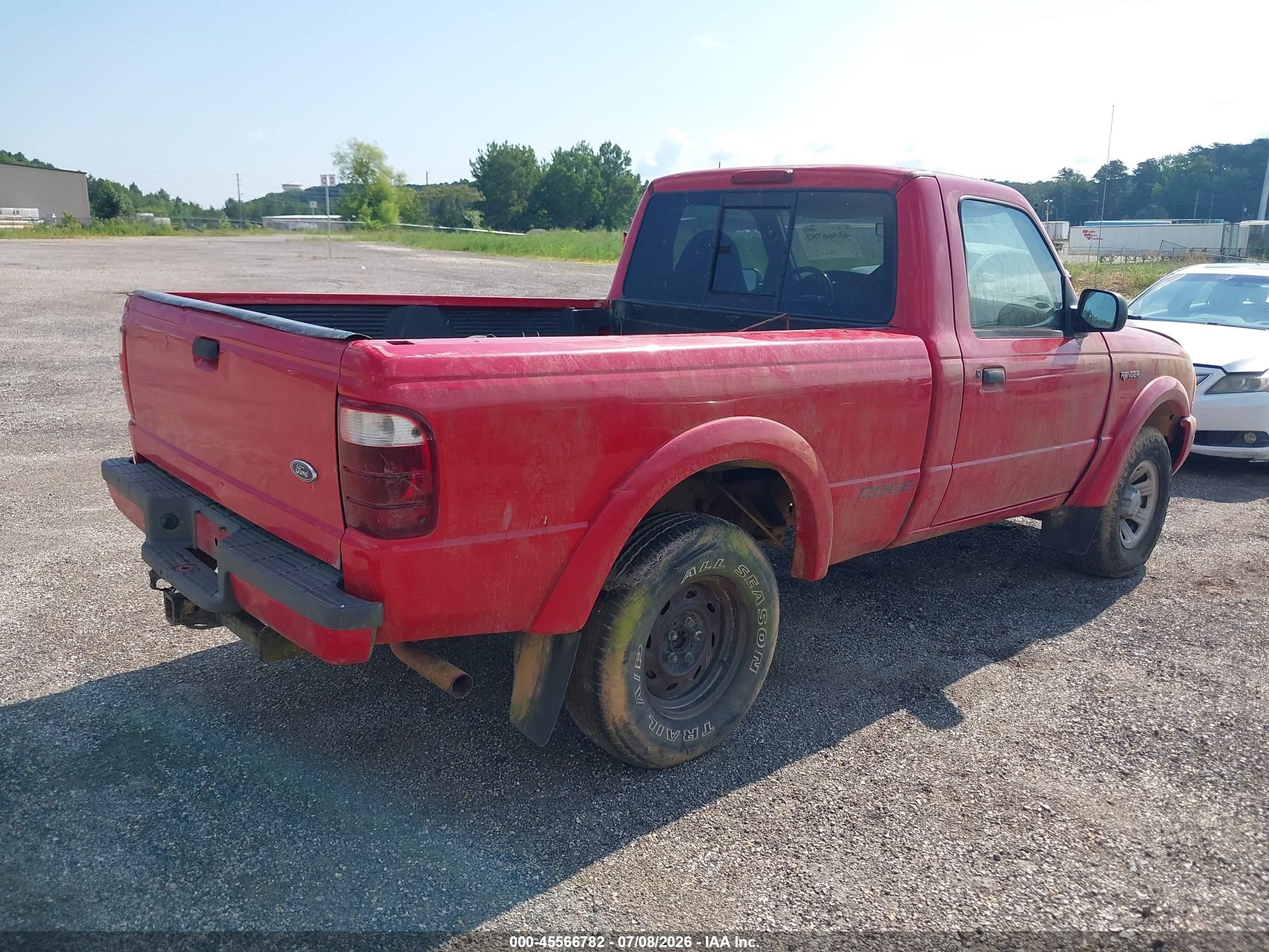 2002 Ford Ranger Edge/xl/xlt Red vin: 1FTYR10U52TA28640