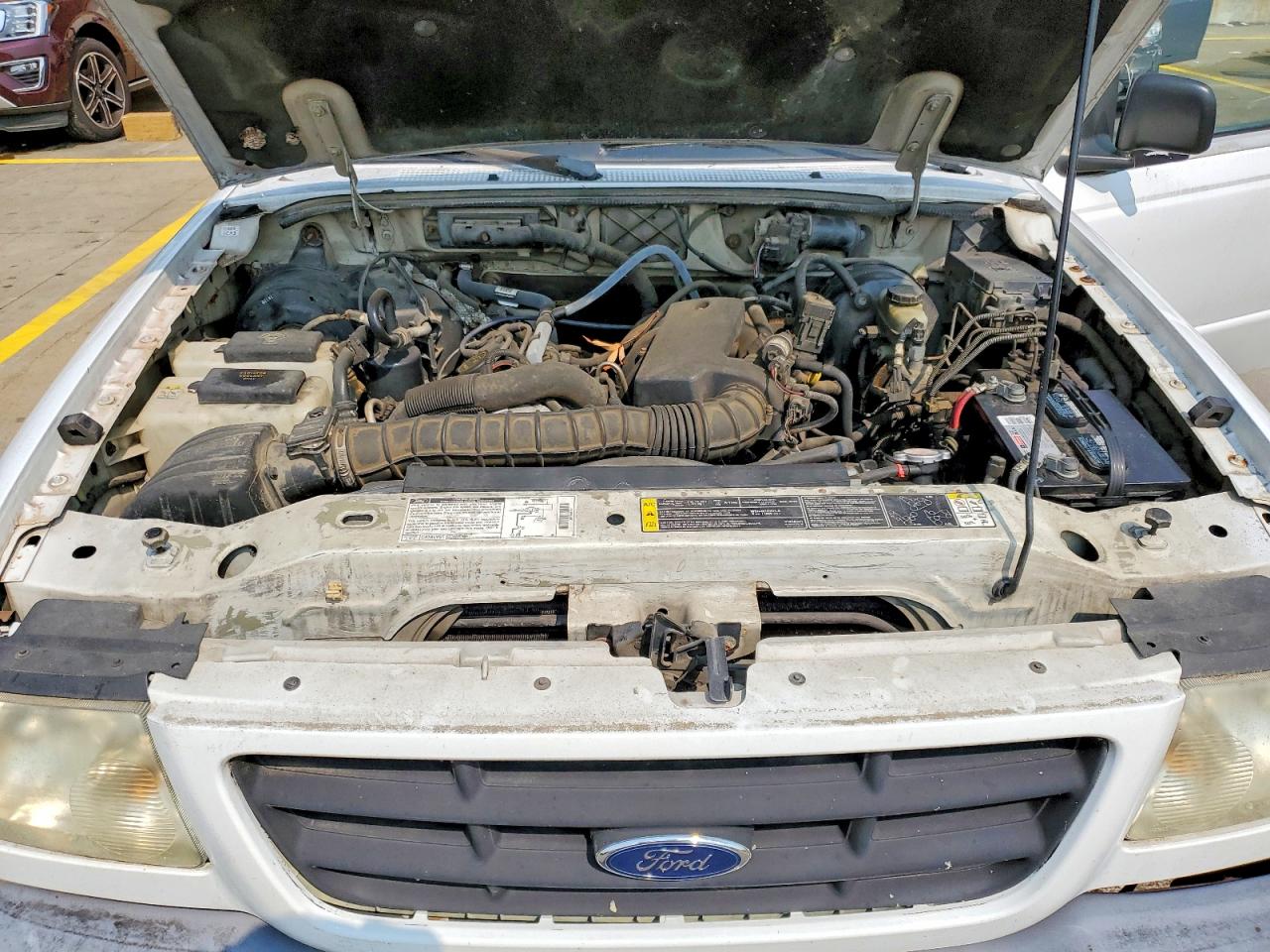 2002 Ford Ranger White vin: 1FTYR10U52TA49181