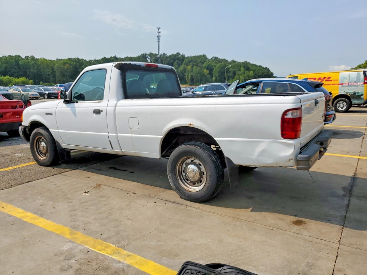 2002 Ford Ranger White vin: 1FTYR10U52TA49181