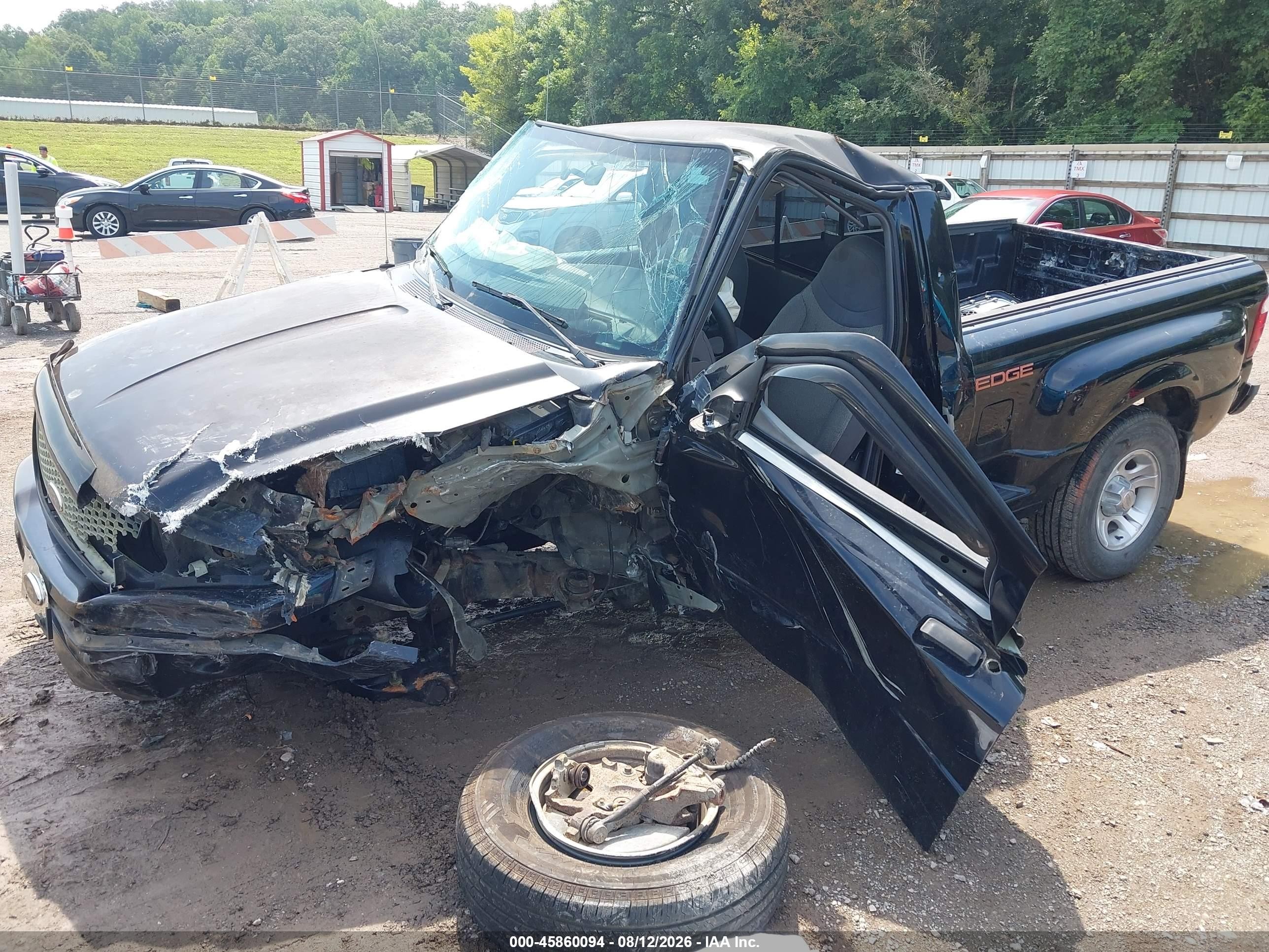 2002 Ford Ranger Edge/xl/xlt Black vin: 1FTYR10U52TA51318