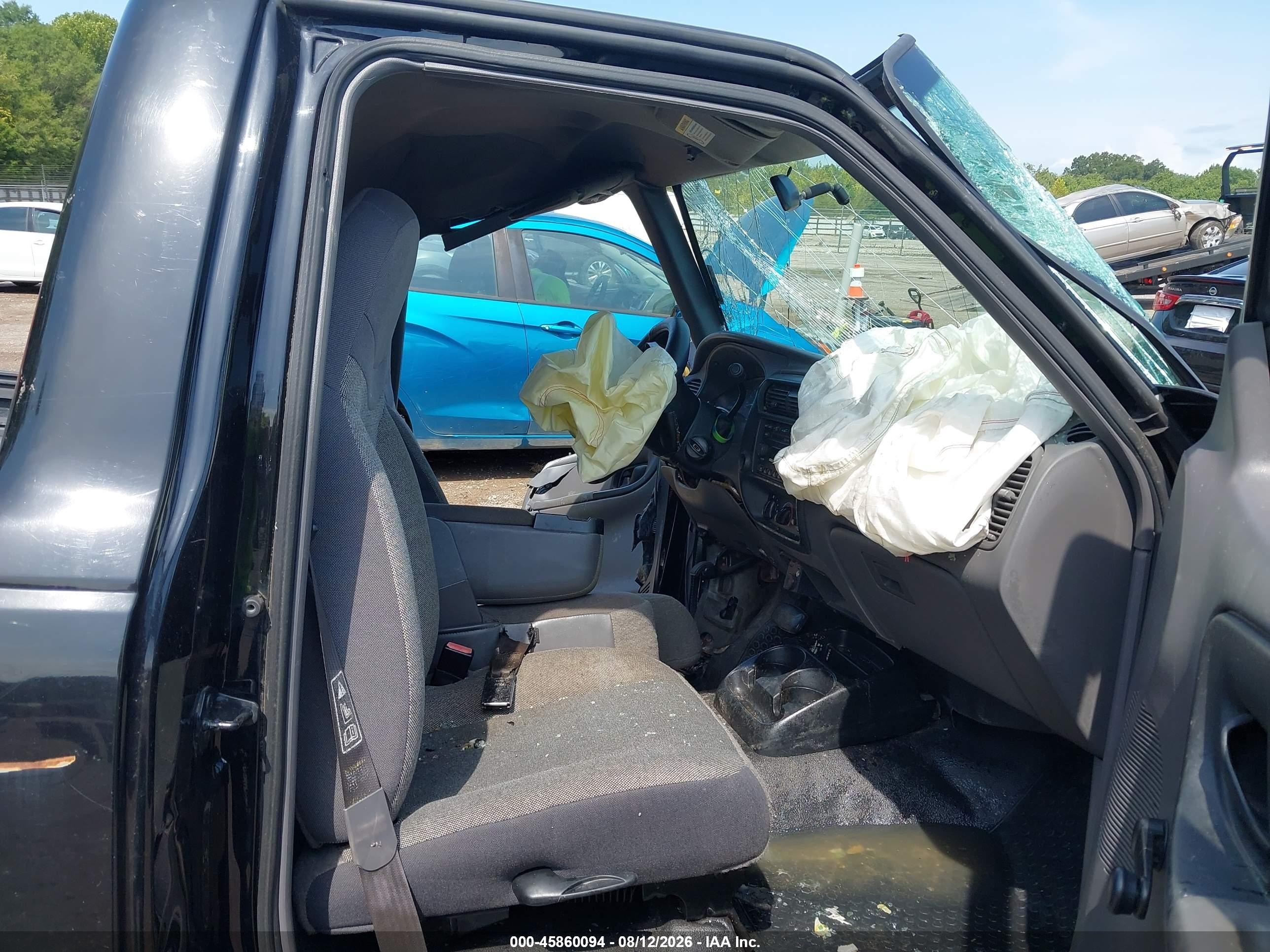 2002 Ford Ranger Edge/xl/xlt Black vin: 1FTYR10U52TA51318
