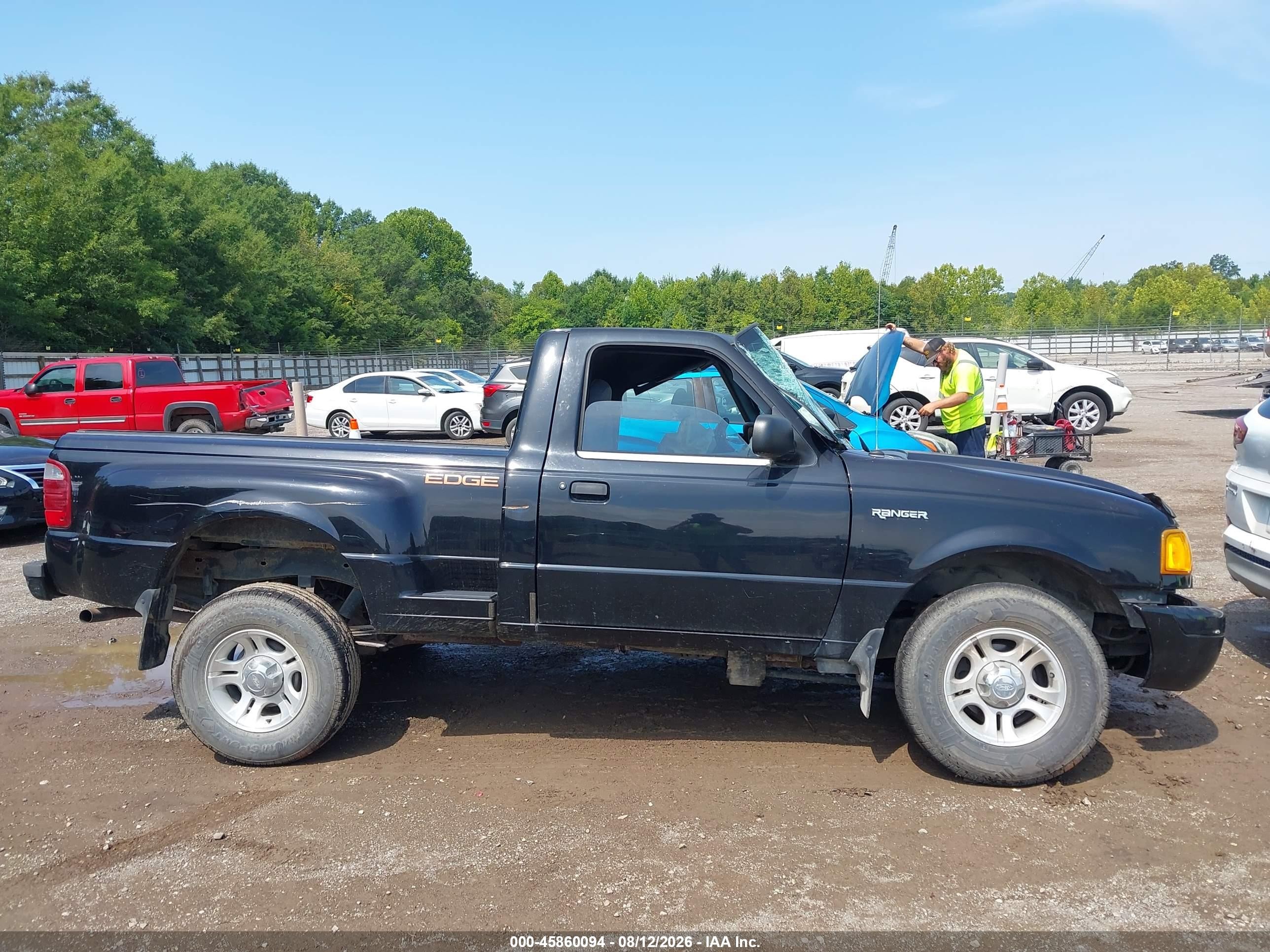 2002 Ford Ranger Edge/xl/xlt Black vin: 1FTYR10U52TA51318
