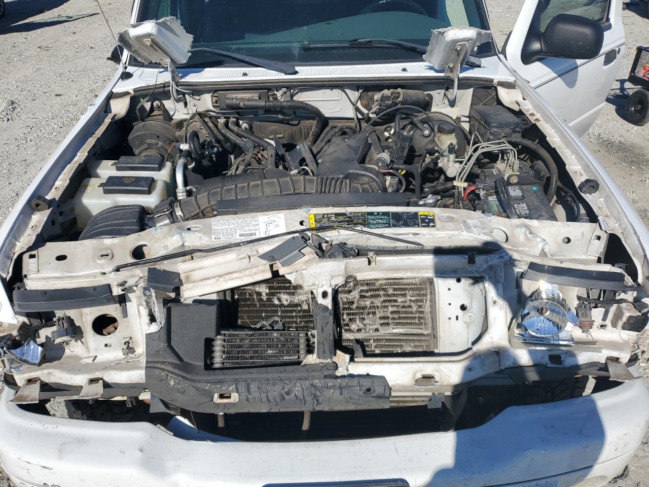 2003 Ford Ranger White vin: 1FTYR10U53PA96009