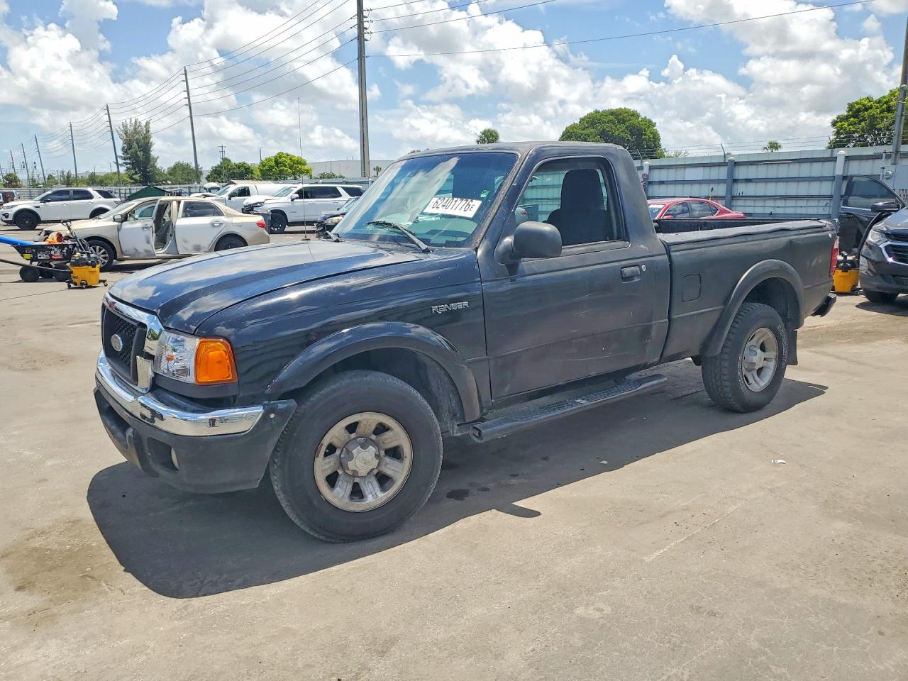 2004 Ford Ranger Black vin: 1FTYR10U54PA48026