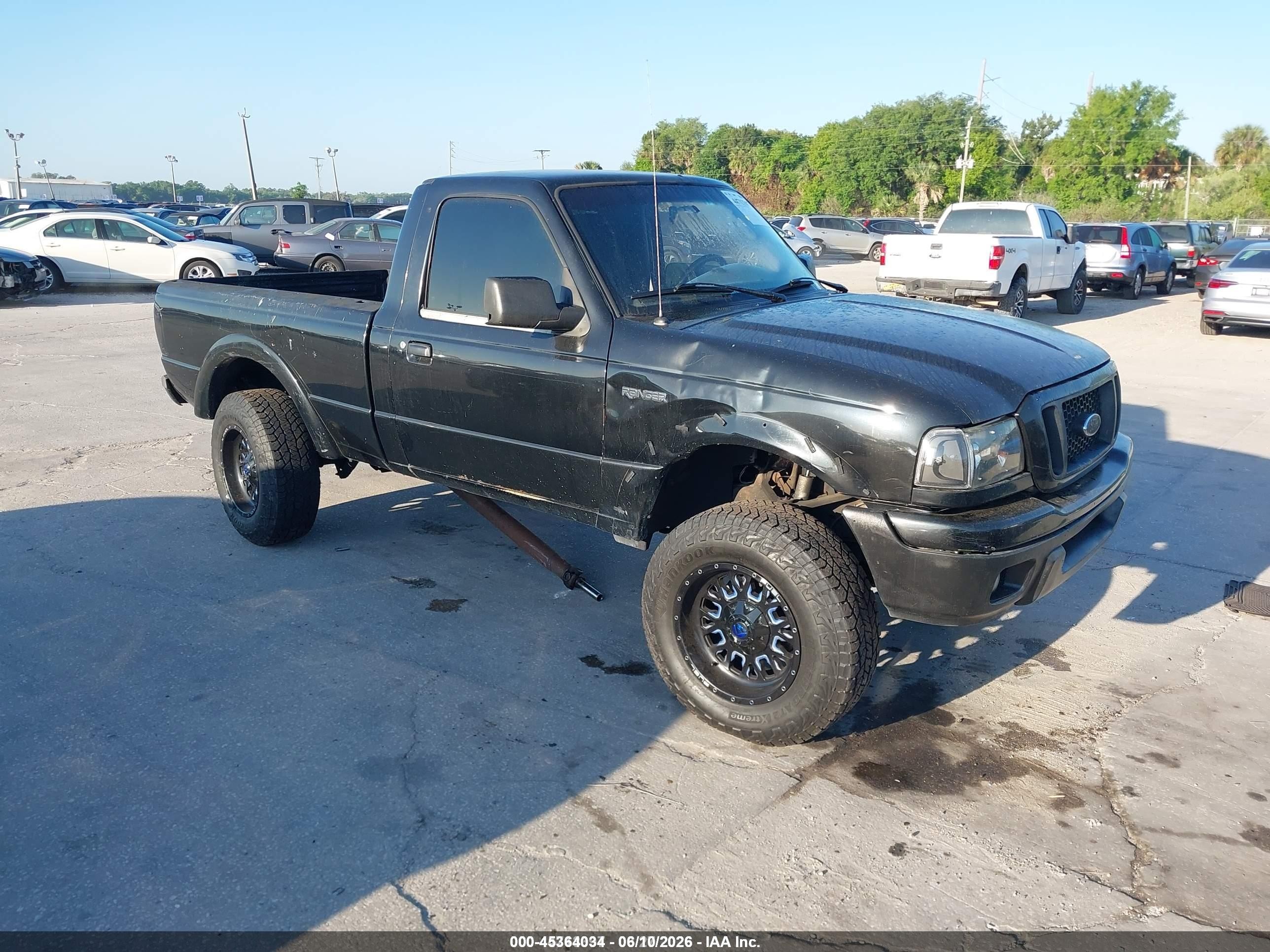 2004 Ford Ranger Edge/xl/xlt Black vin: 1FTYR10U54PB46148
