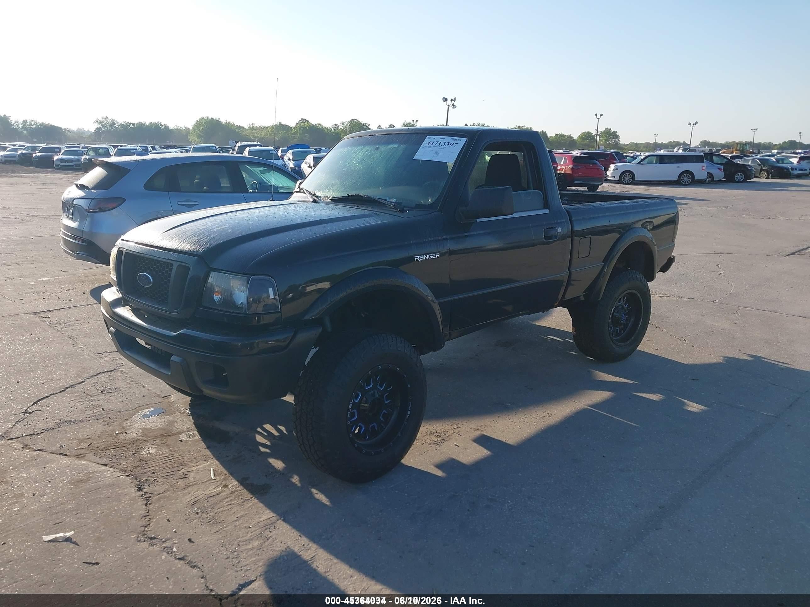 2004 Ford Ranger Edge/xl/xlt Black vin: 1FTYR10U54PB46148