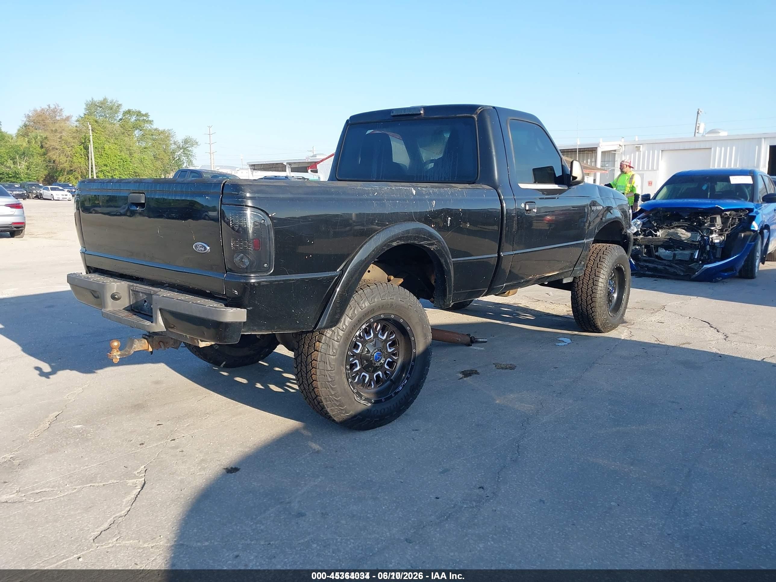 2004 Ford Ranger Edge/xl/xlt Black vin: 1FTYR10U54PB46148