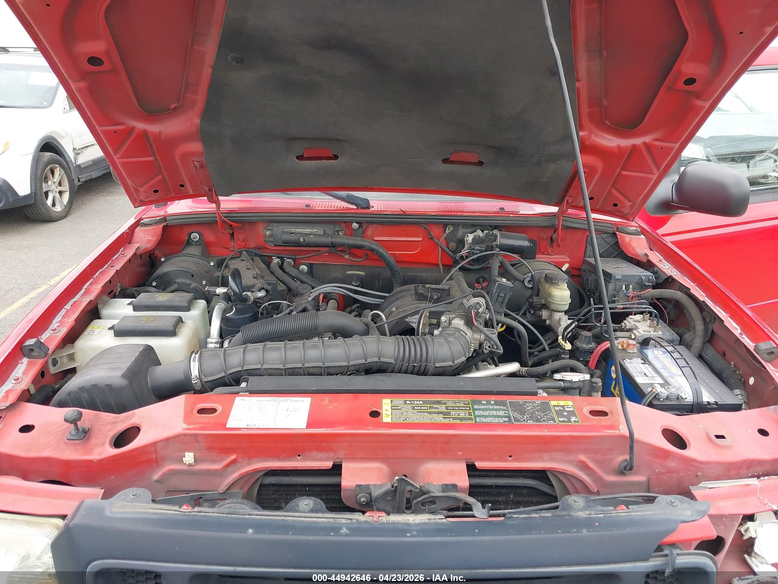 2005 Ford Ranger Edge/stx/xl/xls/xlt Red vin: 1FTYR10U55PA93680